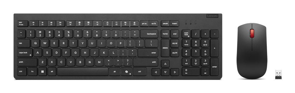 LENOVO ESSENTIAL WIRELESS COMBO KEYBOARD &MOUSE GEN2 BLACK PT