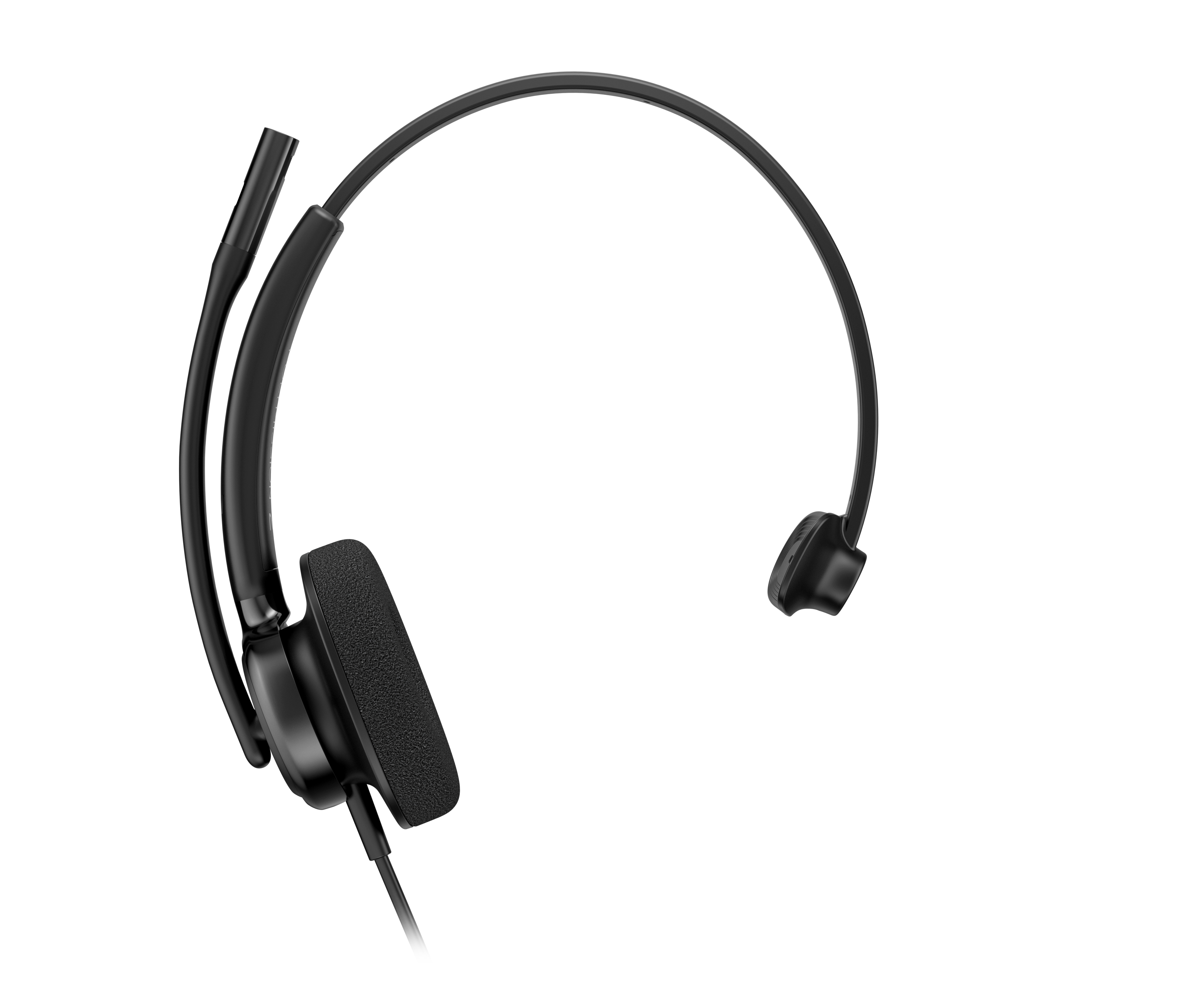 HP Poly Mission 415 - Mission 400 Series - auscultadores - no ouvido - com cabo - cancelamento de ruído activo - USB-C, USB-A - preto - Certificado para Microsoft Teams, Certificação Google Meet, Works With Chromebook Certified, Certificação Zoom