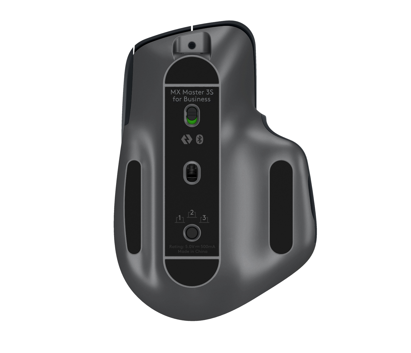Logitech Master Series MX Master 3S for Business - Rato - ergonómico - para direita - óptico - 7 botões - sem fios - Bluetooth - recetor USB Logitech Logi Bolt - grafite