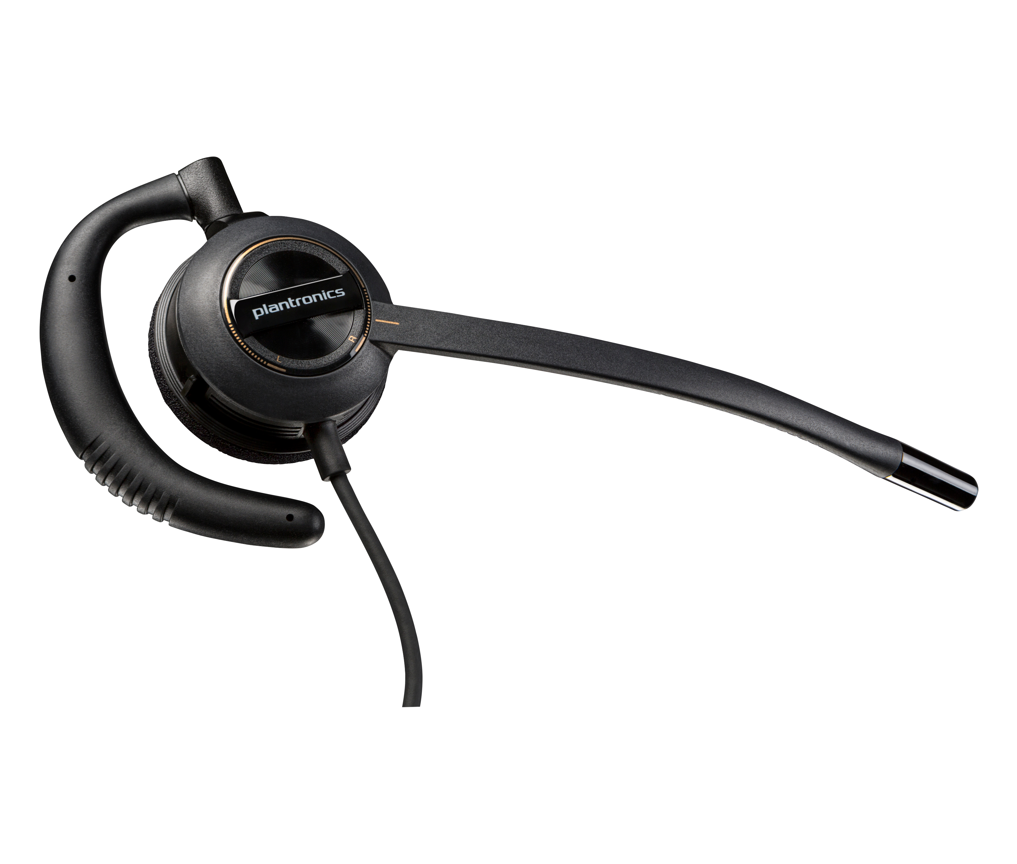 Poly EncorePro 530 - EncorePro 500 series - auscultadores - intra-auricular - com cabo - Quick Disconnect - preto - certificação UC, Certificado para Skype for Business - Replaces Poly SKU 201500-02