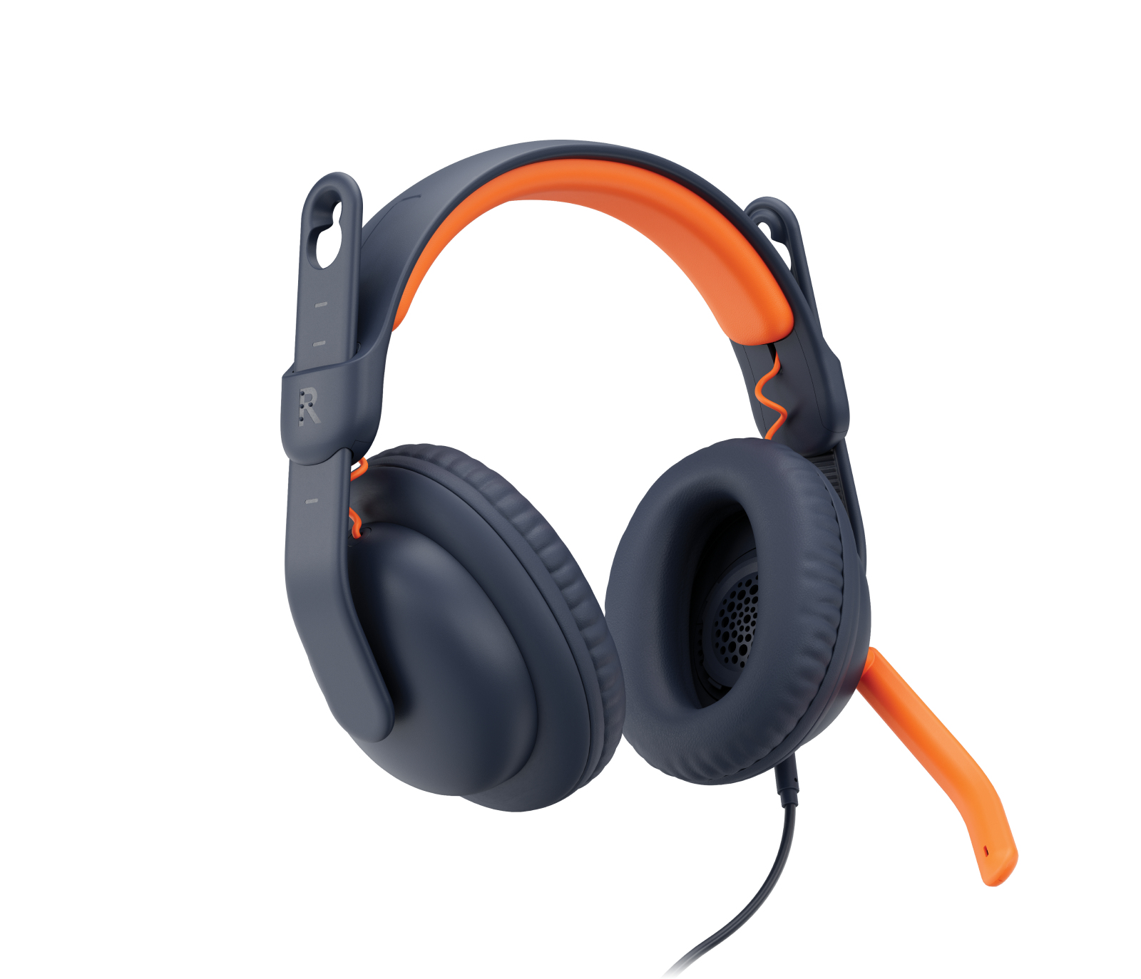 Logitech Zone Learn Over-Ear Wired Headset for Learners, 3.5mm AUX - Auscultadores supra-aurais com microfonoe - tamanho completo - com cabo - macaco de 3,5 mm