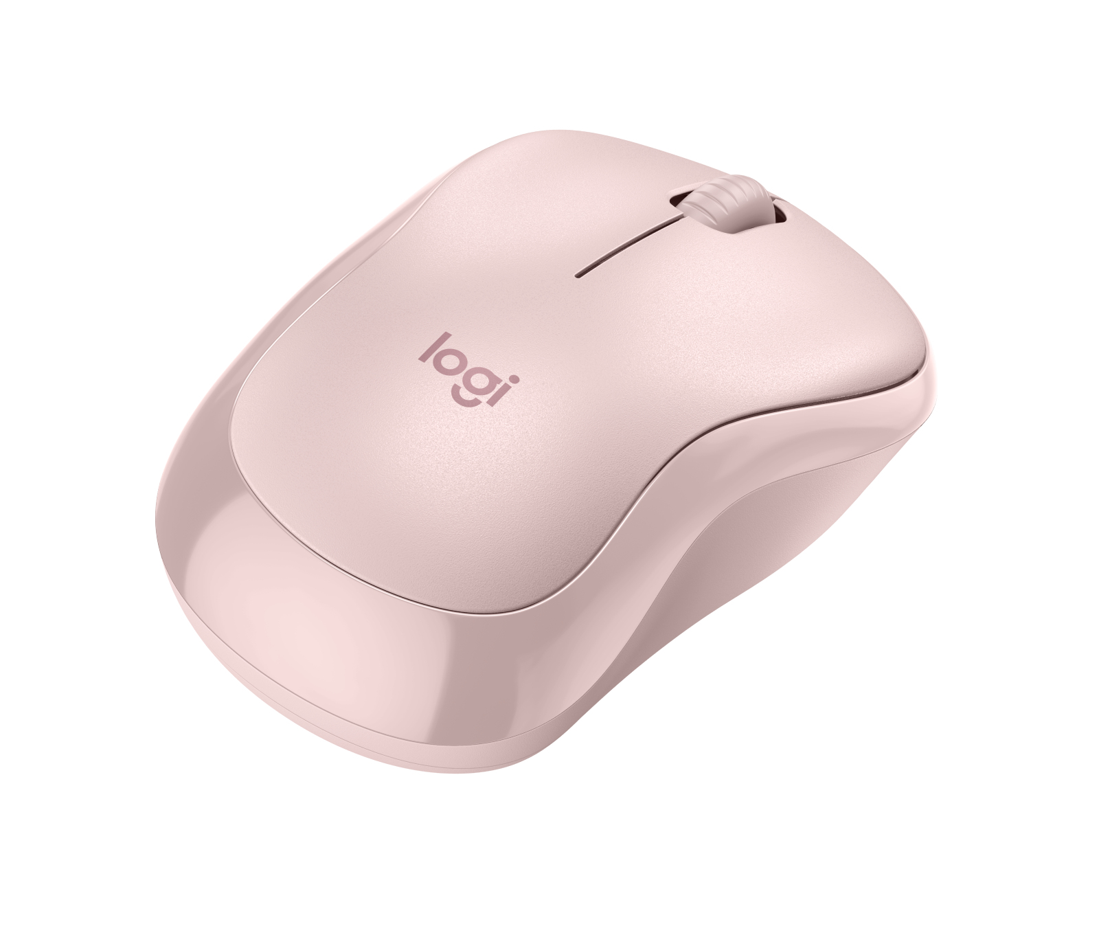Logitech M240 Silent - Rato - destros e canhotos - óptico - 3 botões - sem fios - Bluetooth - rosa