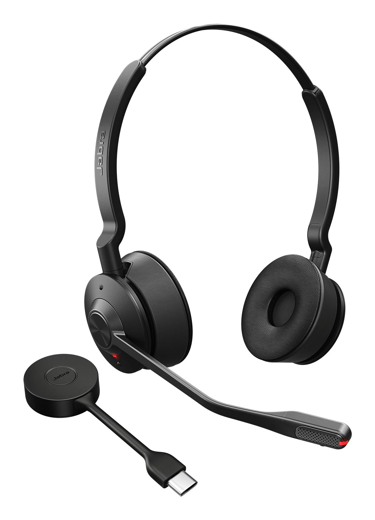 Jabra Engage 55 SE Stereo - Auscultadores - no ouvido - DECT - sem fios - USB-C via adaptador DECT - certificação UC