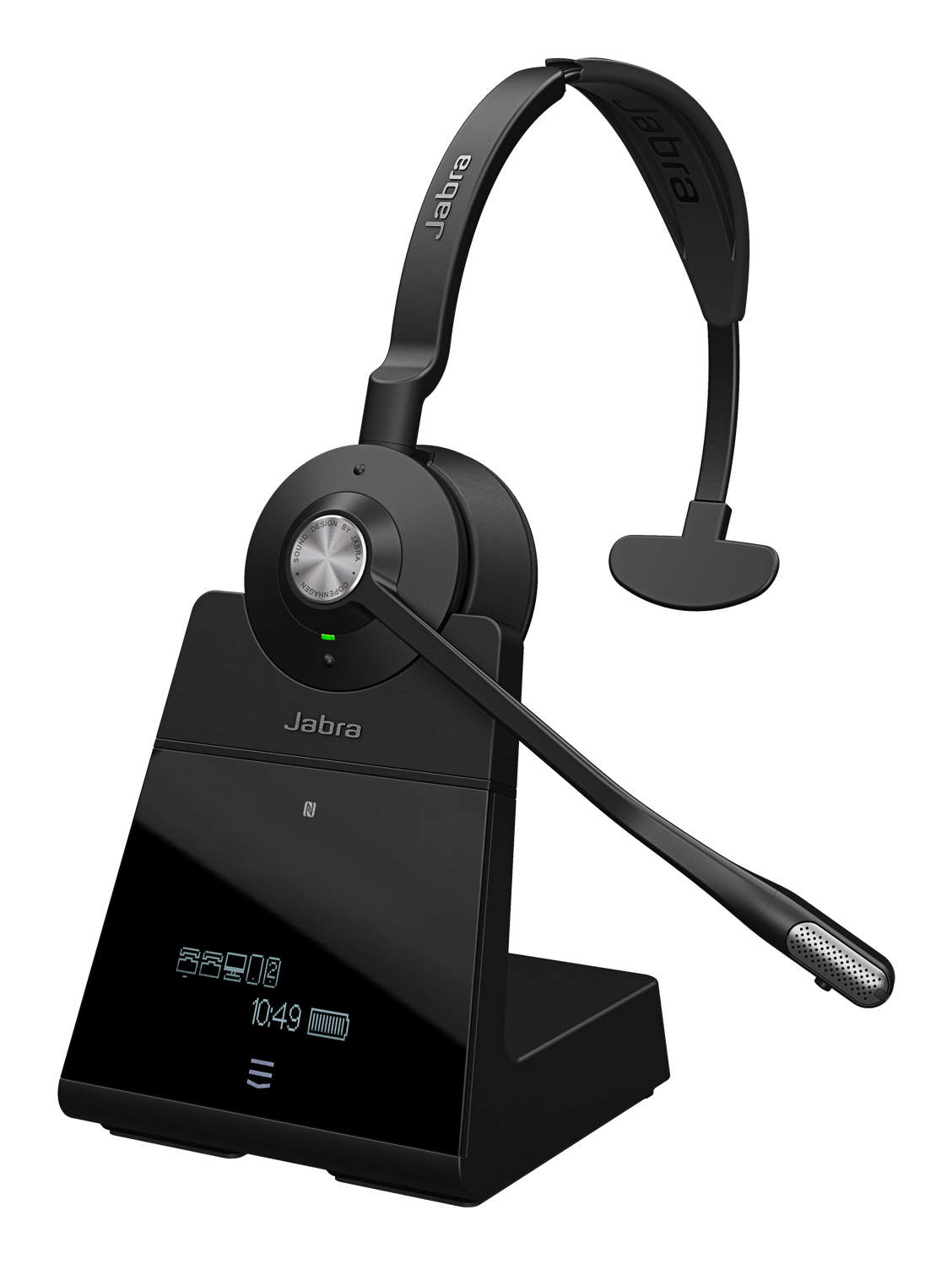 Jabra Engage 75 SE Mono - Auscultadores - no ouvido - DECT / Bluetooth - sem fios - NFC - Certificação Zoom, Certificação Google Meet, Certificação Amazon Chime, Certificado para o Microsoft Teams Open Office, Works With Chromebook Certified, certifi