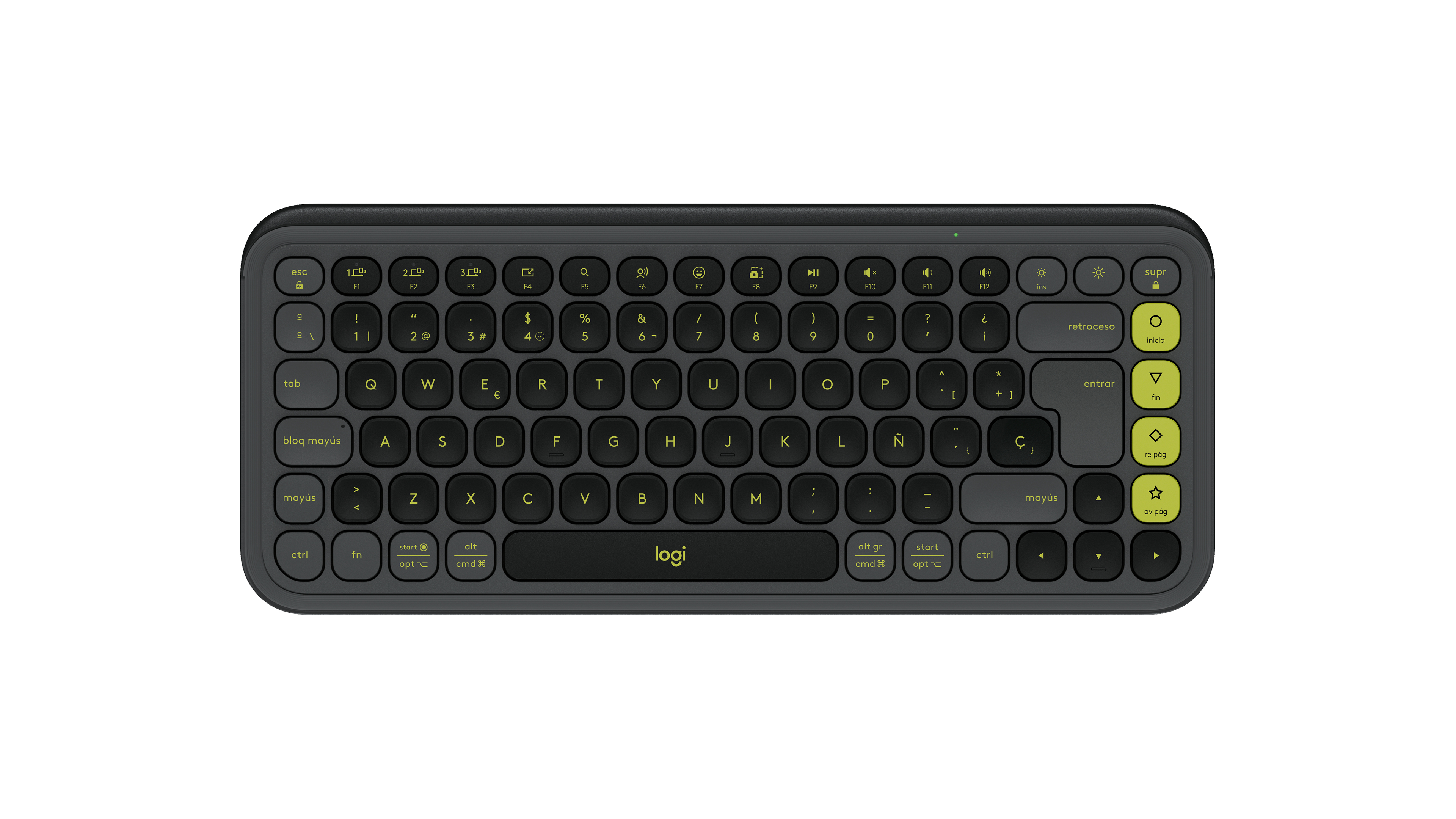 POP ICON KEYS-GRAPHITE-ESP-MEDITER-412