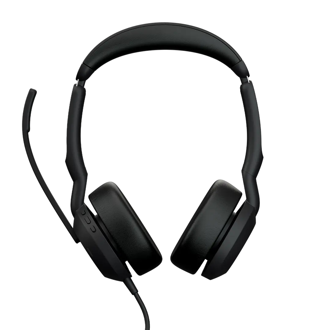 Jabra Evolve2 50 MS Stereo - Auscultadores - no ouvido - com cabo - cancelamento de ruído activo - USB-C, USB-A - Certificado para Microsoft Teams