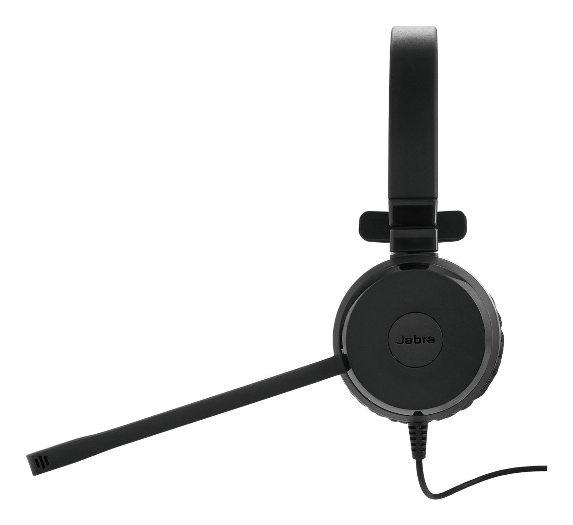 Jabra Evolve 30 II MS stereo - Auscultadores - no ouvido - com cabo - USB-C, USB-A - isolamento de ruído - Certificado para Microsoft Teams