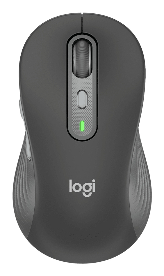 Logitech Signature M750 - Rato - óptico - 6 botões - sem fios - 2.4 GHz, Bluetooth - recetor USB Logitech Logi Bolt - grafite