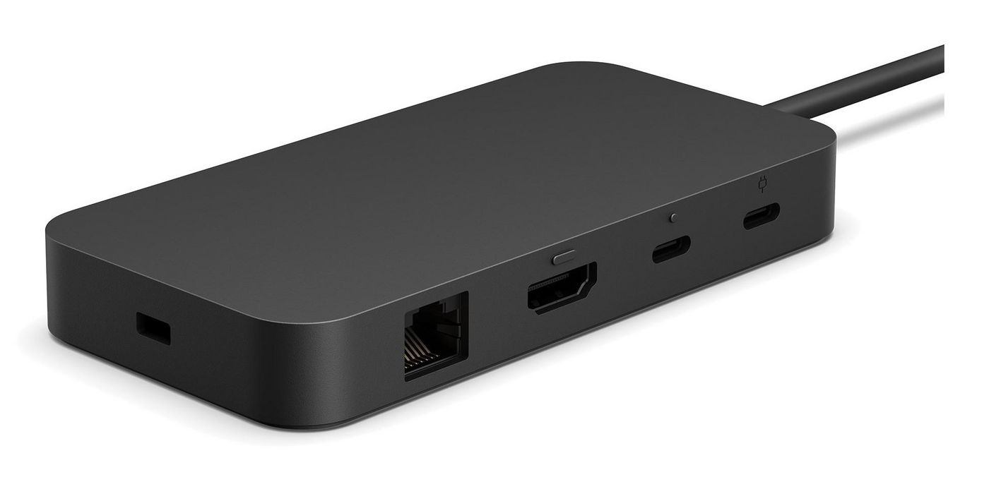 Microsoft Surface USB4 Dock - Estação de engate - USB-C / USB-A - 2 x USB-C, HDMI - 1GbE - 100 watt