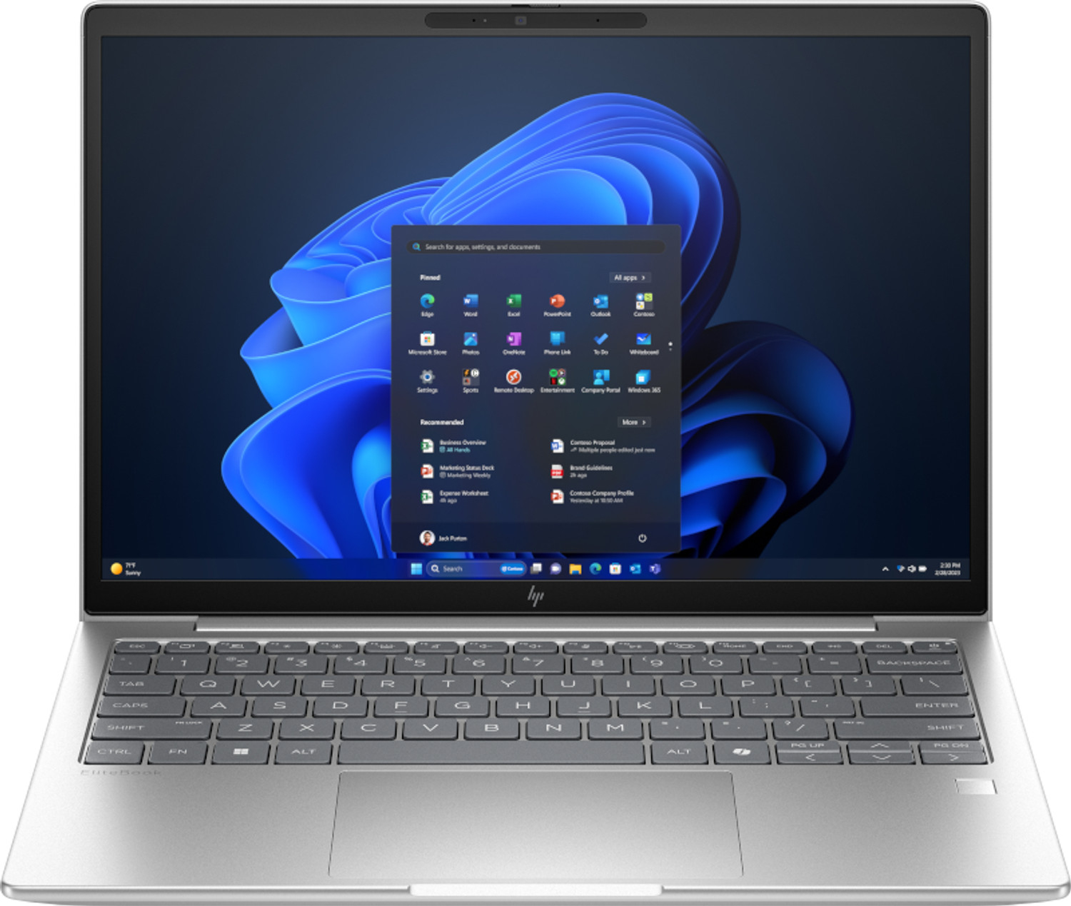 HP EliteBook 6 G1i 13 inch Notebook AI PC, Intel Core Ultra 7, 33,8 cm (13.3"), 1920 x 1200 pixels, 24 GB, 512 GB, Windows 11 Pro
