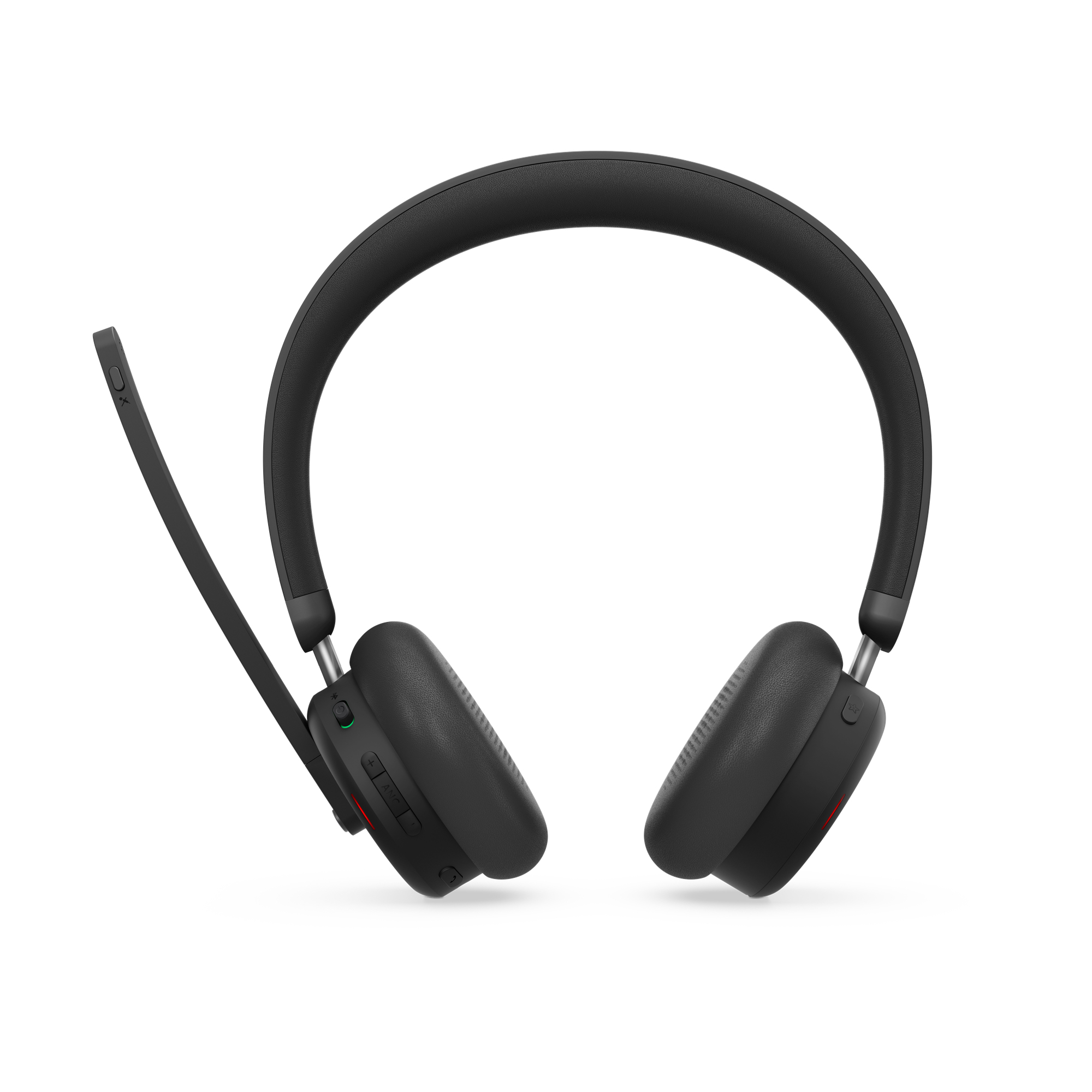 Lenovo 6550 - Auscultadores - no ouvido - bluetooth - sem fios - cancelamento de ruído activo - preto - Certificado para Microsoft Teams