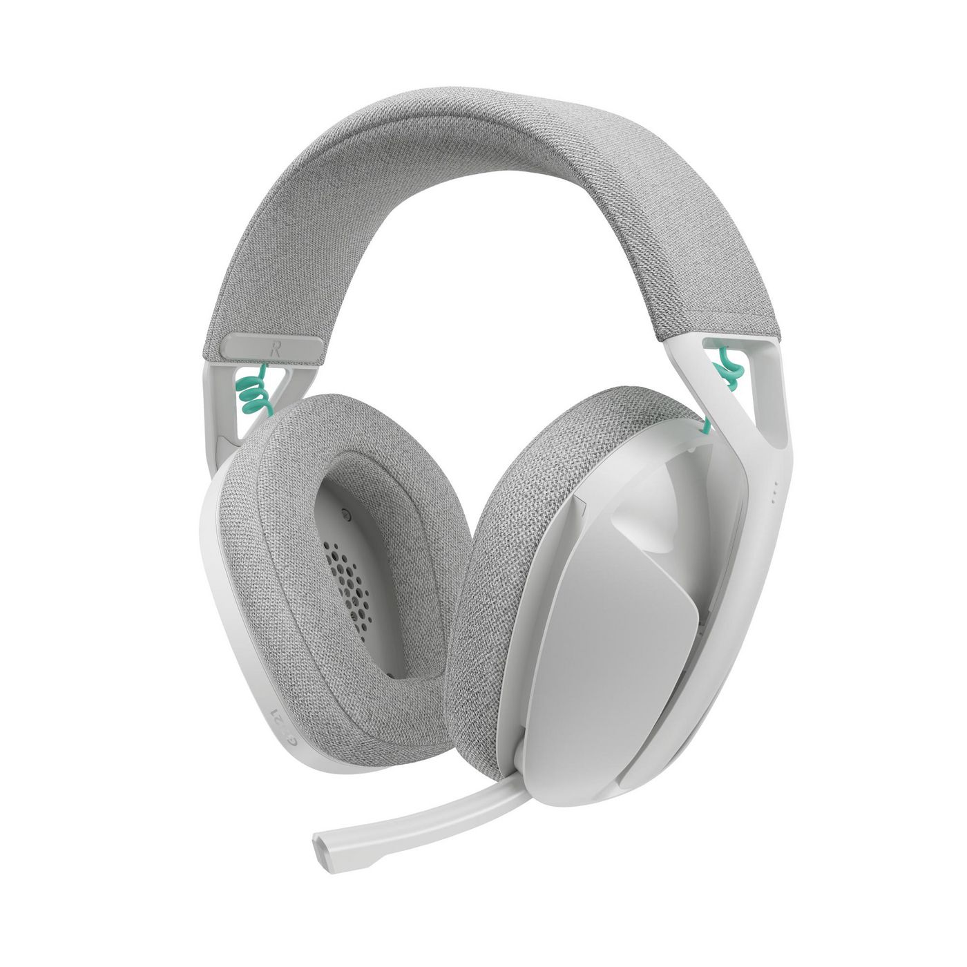 Logitech G G321 - Auscultadores - tamanho completo - Bluetooth / LIGHTSPEED - sem fios - USB-A via adaptador Bluetooth - branco