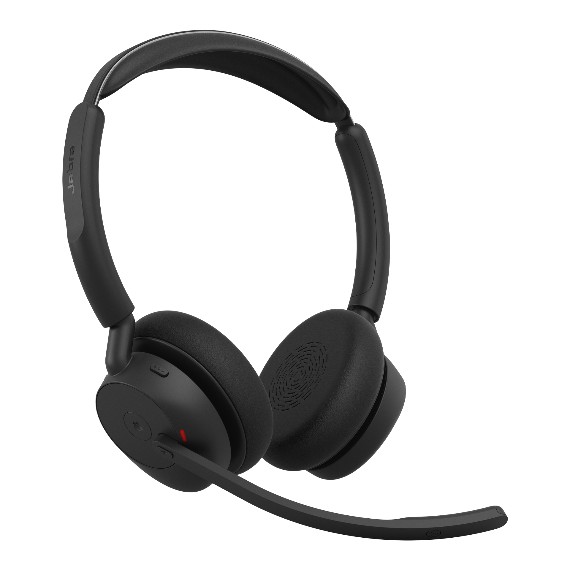 Jabra Evolve3 45 MS - Auscultadores - no ouvido - bluetooth - sem fios, com cabo - cancelamento de ruído activo - USB-C através de adaptador de Bluetooth, USB-C - Certificação MFi, Certificação Microsoft Swift Pair, Otimizado para Microsoft Teams, Wo