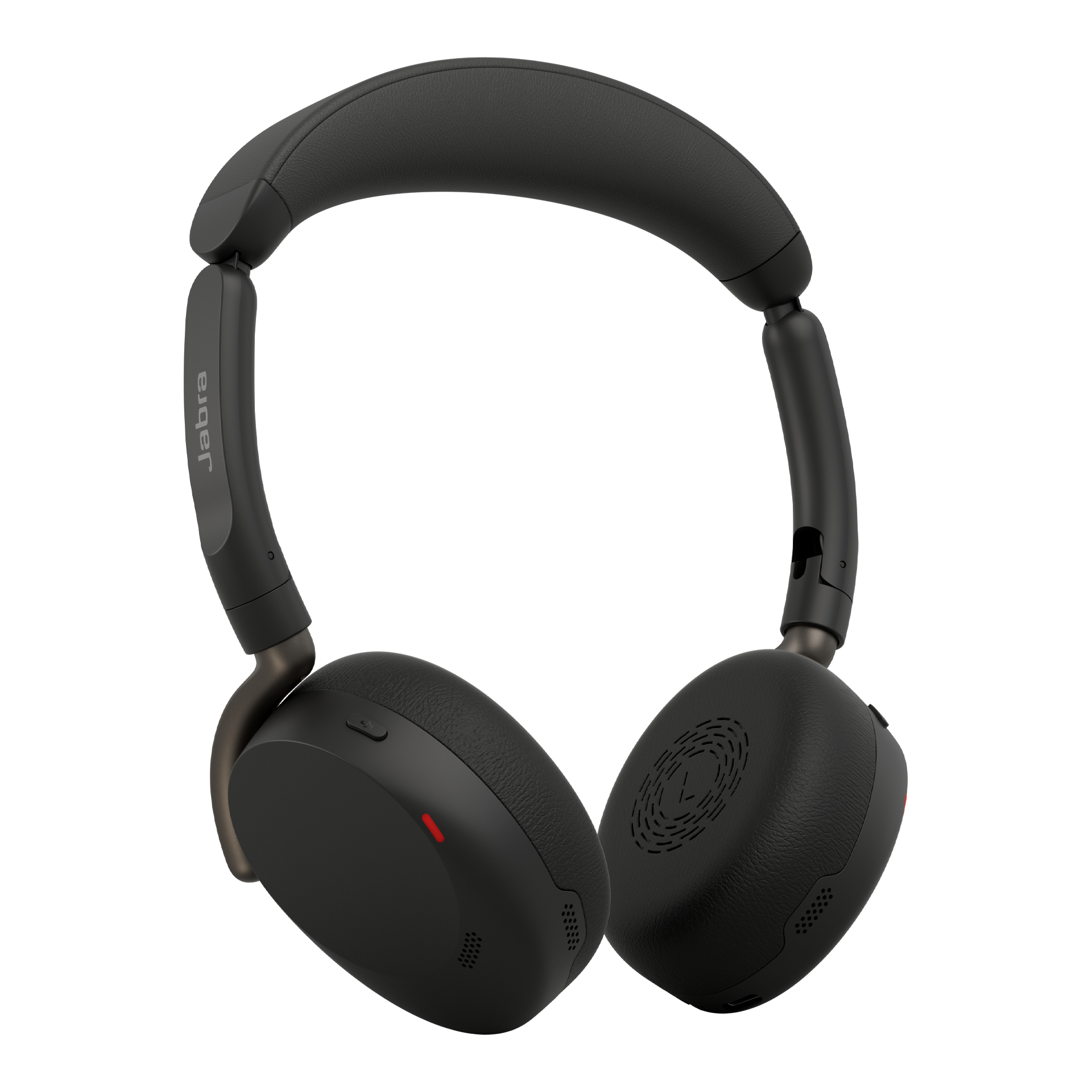 Jabra Evolve3 65 Flex UC - Auscultadores - no ouvido - bluetooth - sem fios, com cabo - cancelamento de ruído activo - USB-A via adaptador Bluetooth, USB-C - preto - Certificação Zoom, Works With Google Meet, Certificação MFi, Otimizado pata UC