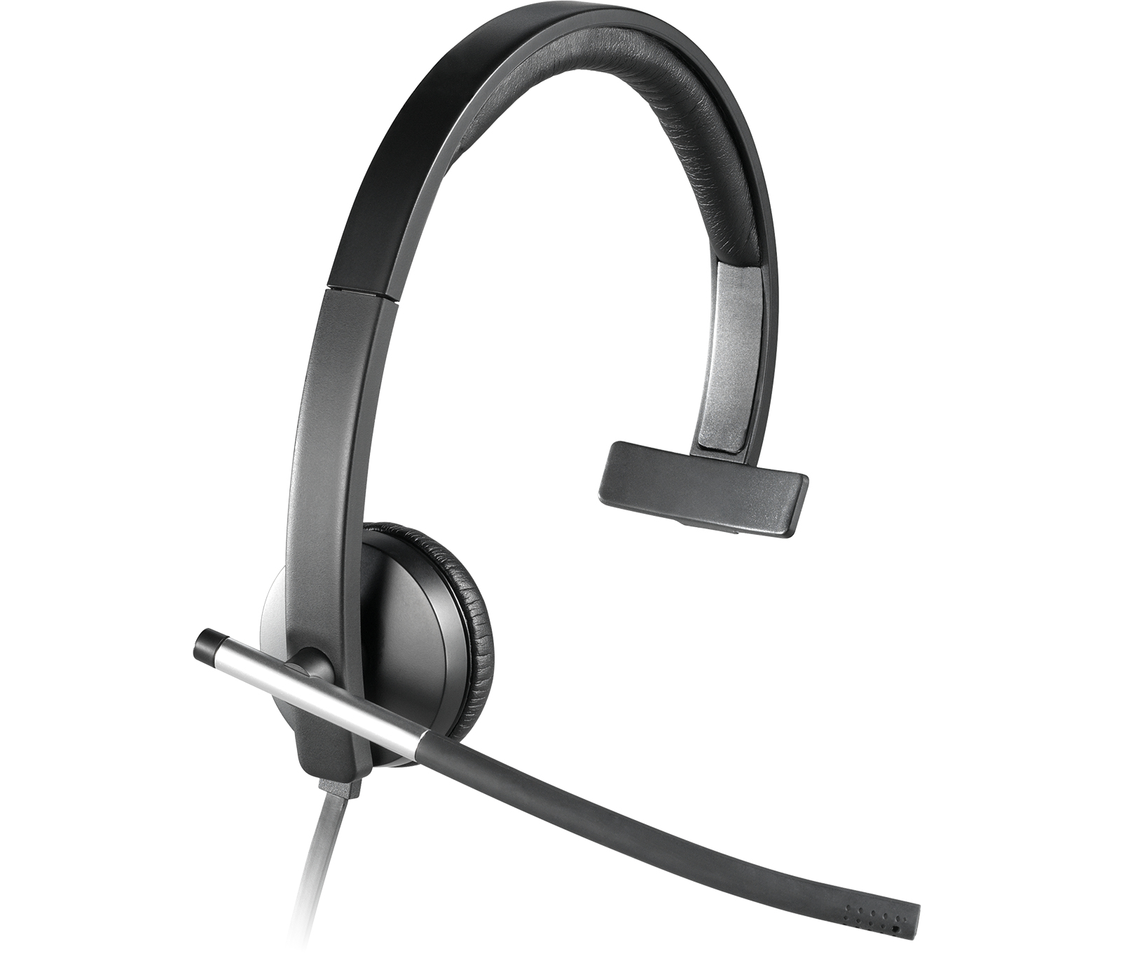 Logitech USB Headset Mono H650e - Auscultadores - no ouvido - com cabo