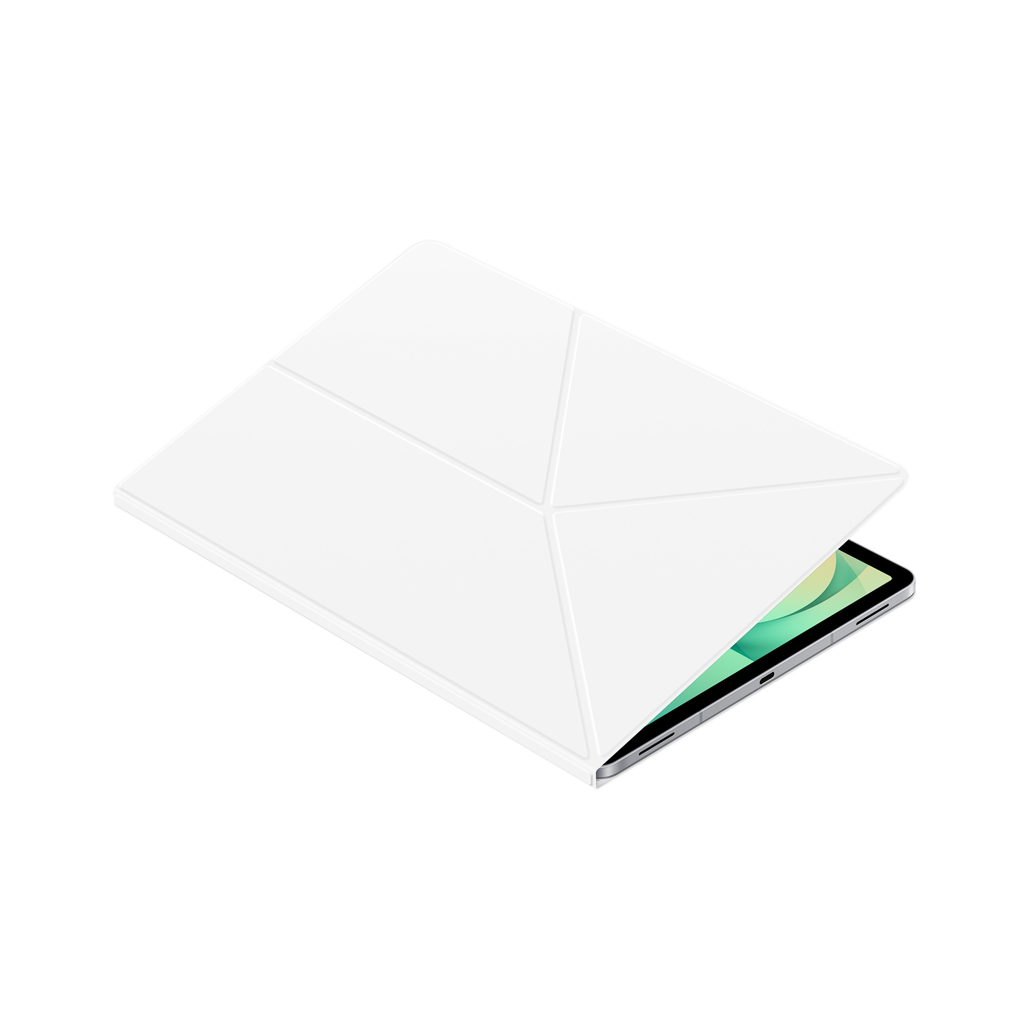 SAMSUNG TAB S12+ BOOKCOVER WHITE