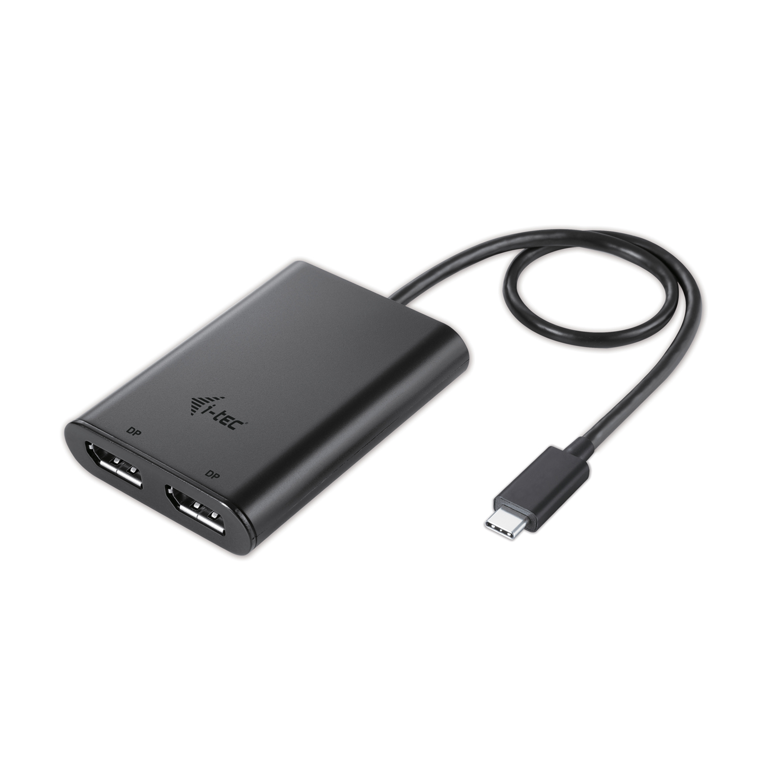 I-TEC USB C to Dual DisplayPort VideoAdapter 2x DisplayPort 4K Ultra HD compatible with Thunderbolt 3