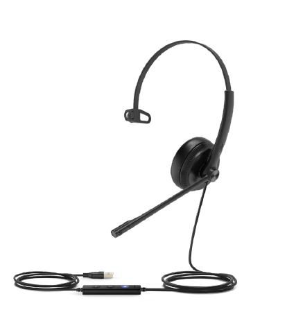 Yealink Uh34 Headset Wired Head-Band - Office/Call Center Black