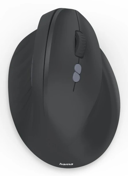 HAMA Ergonomic Vertical Mouse Multi-Device Wireless Battery black EWM-600R