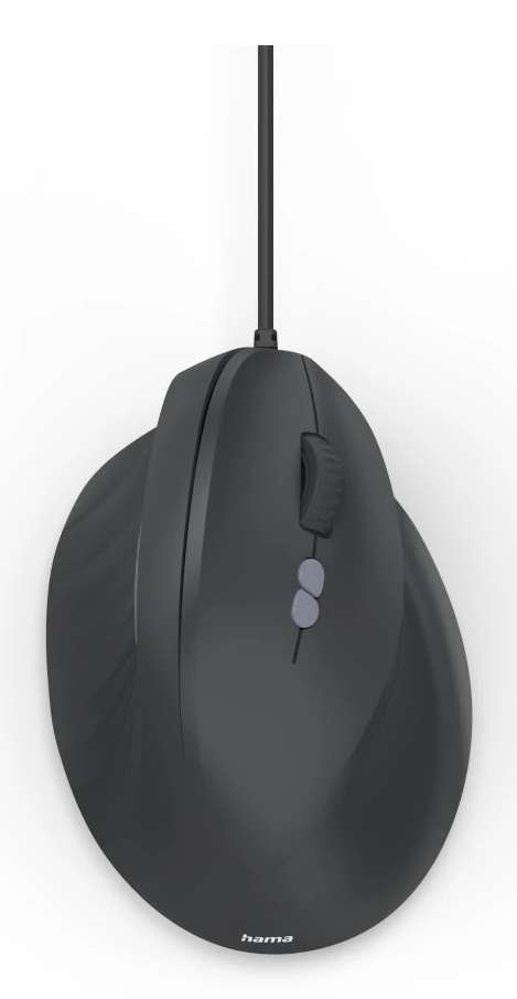 HAMA Ergo USB Mouse ECM-500R black Optical 7 Buttons black