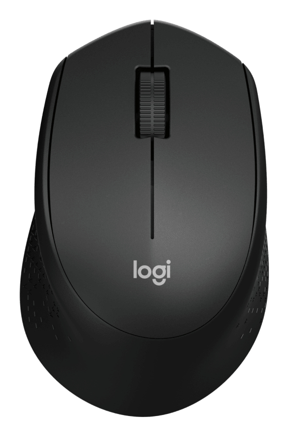 Logitech M330 SILENT PLUS - Rato - 3 botões - sem fios - 2.4 GHz - receptor sem fio USB - preto