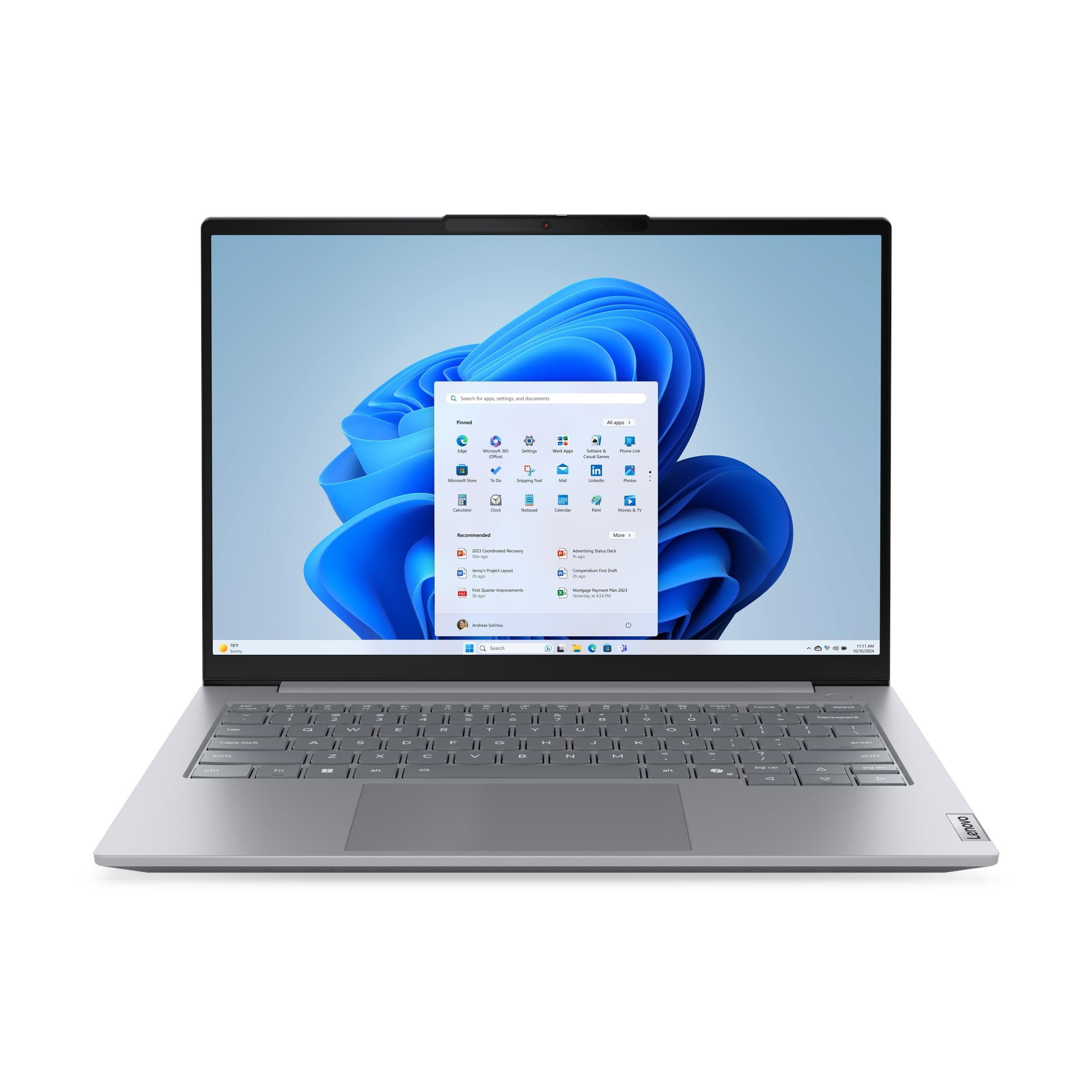Lenovo ThinkBook 14 G9 IRL, Intel Core 5, 35,6 cm (14"), 1920 x 1200 pixels, 16 GB, 512 GB, Windows 11 Pro