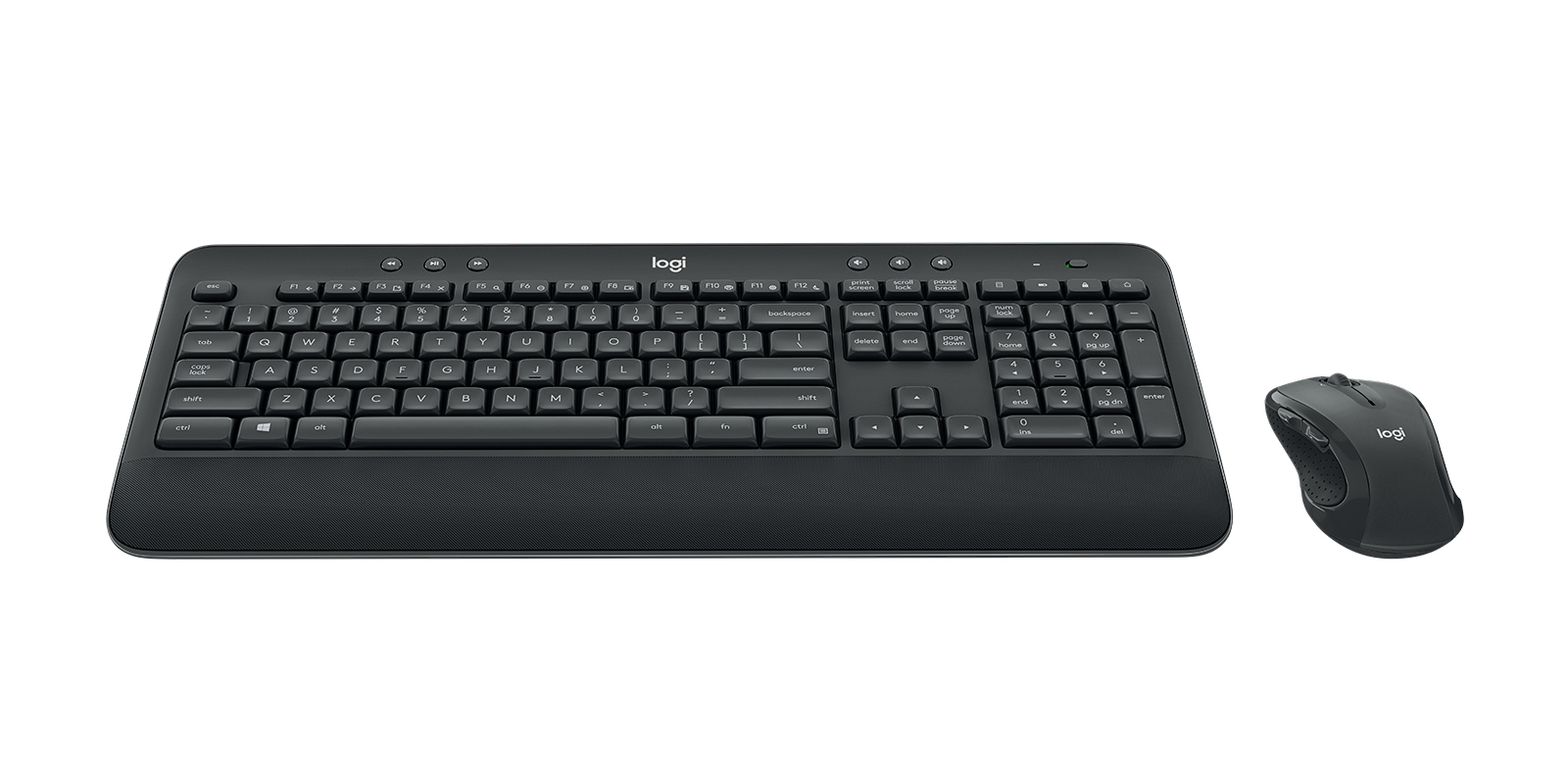 Logitech MK545 Advanced - Conjunto de teclado e rato - sem fios - 2.4 GHz - QWERTY - Padrão internacional americano