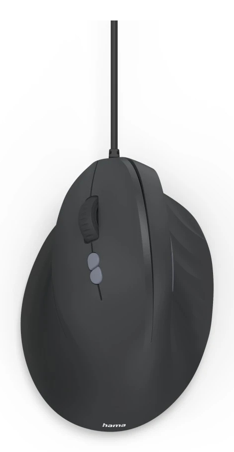 HAMA Ergo USB Mouse ECM-500 L black