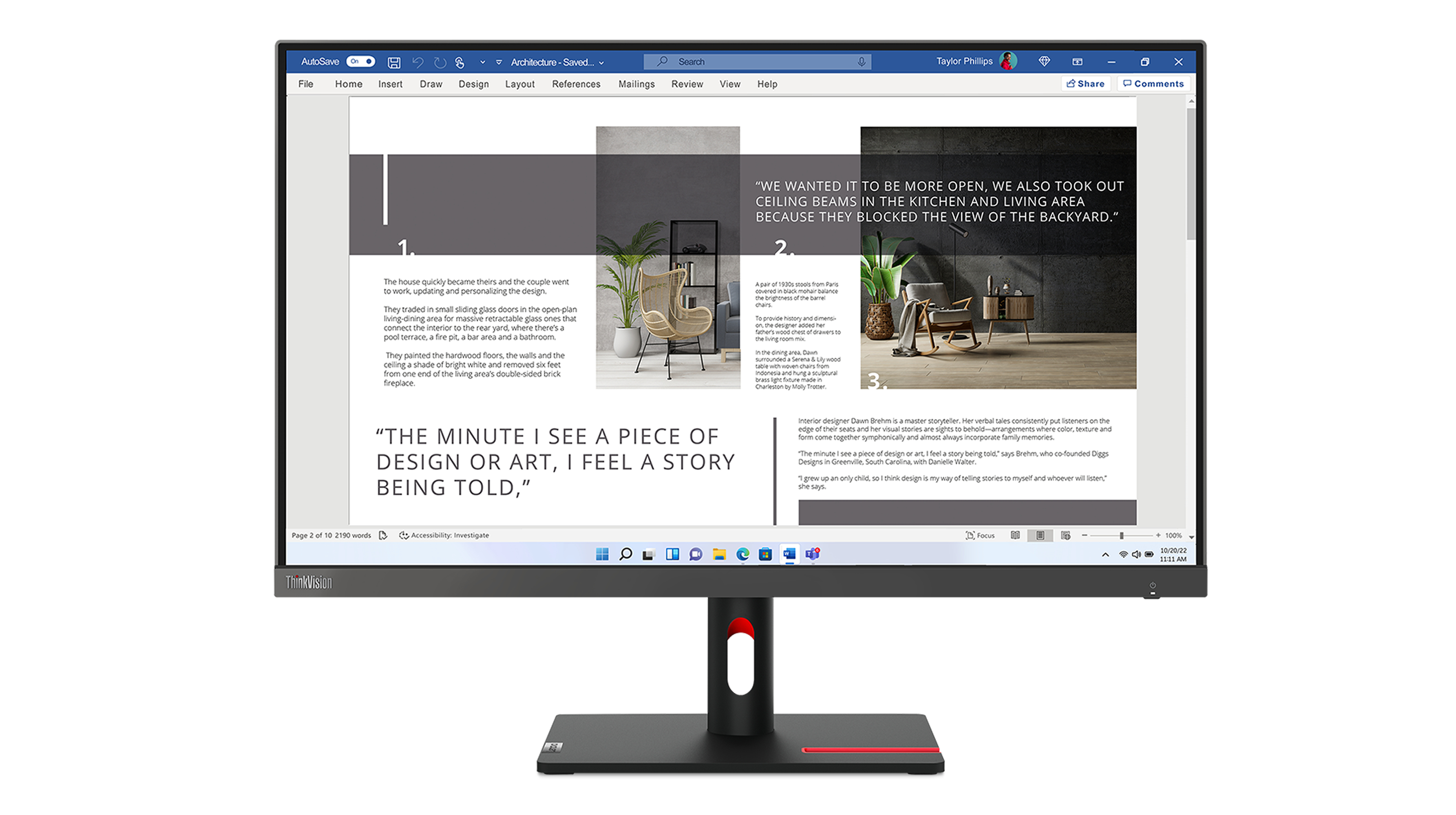Lenovo ThinkVision S27i-30, 68,6 cm (27"), 1920 x 1080 pixels