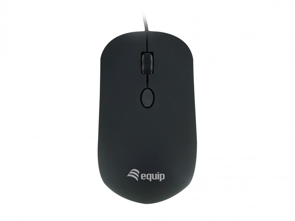 EQUIP LIFE RATO CONFORT BLACK USB 1600DPI