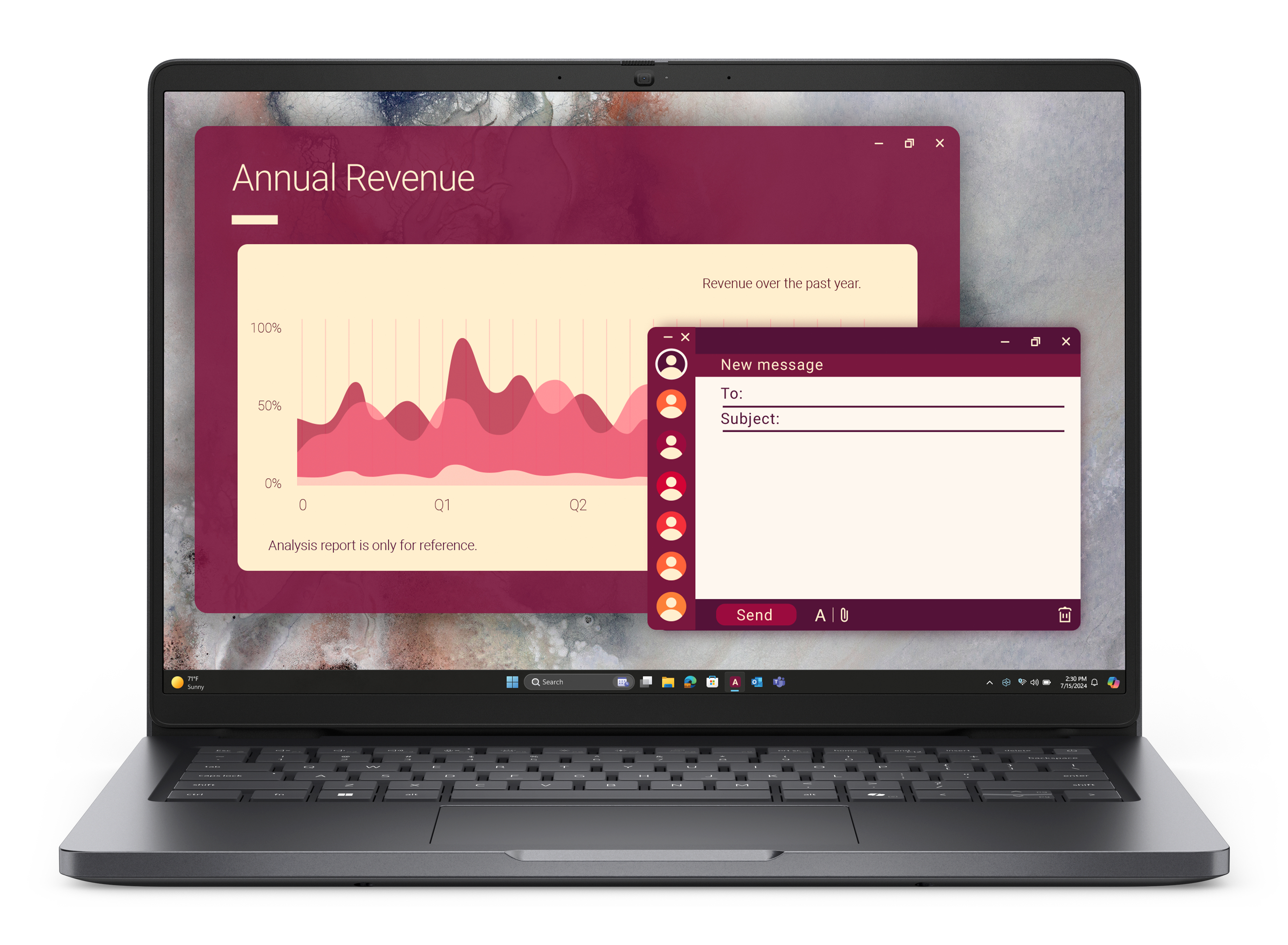 DELL Pro 14 PC14250, Intel Core Ultra 5, 35,6 cm (14"), 1920 x 1200 pixels, 16 GB, 512 GB, Windows 11 Pro