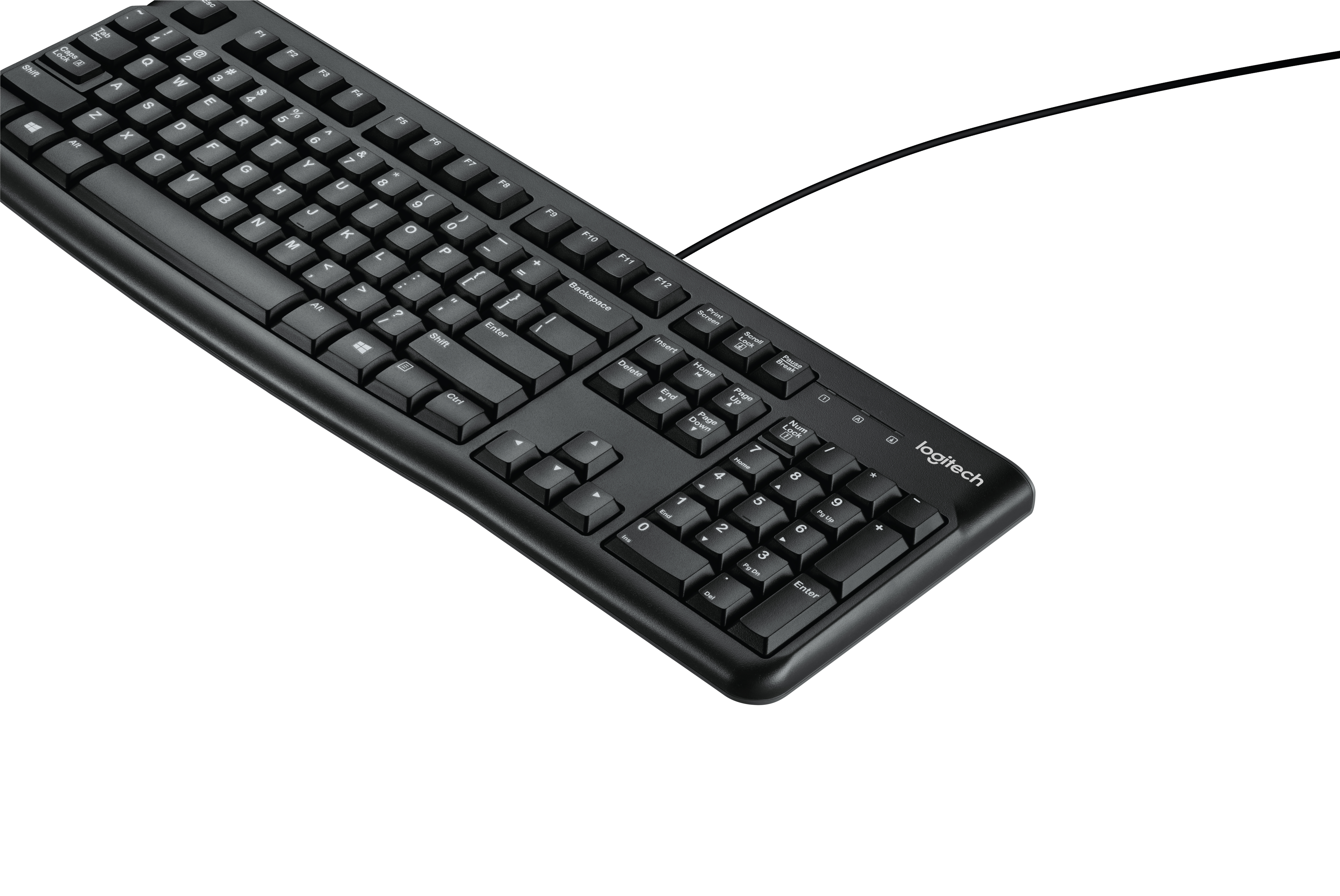 Logitech K120 - Teclado - USB - QWERTY - Padrão internacional americano