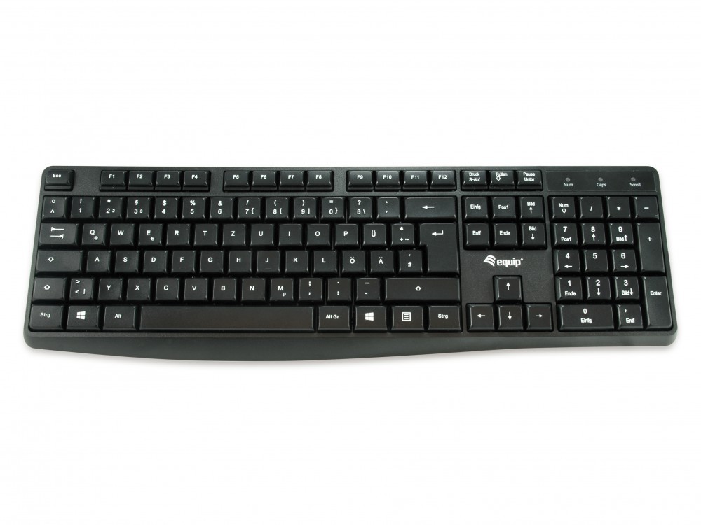 EQUIP LIFE TECLADO STANDARD 105 TECLAS USB BLACK #MEGA PROMO#