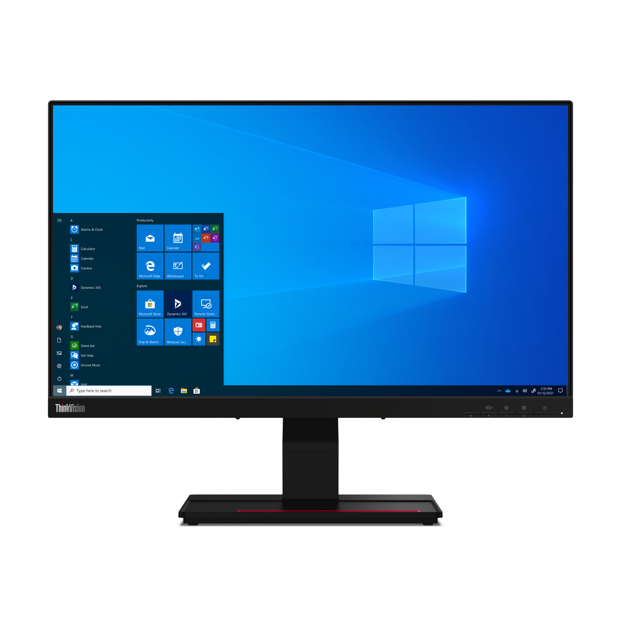 Lenovo ThinkVision T24t-20 Monitor, 60,5 cm (23.8"), 1920 x 1080 pixels
