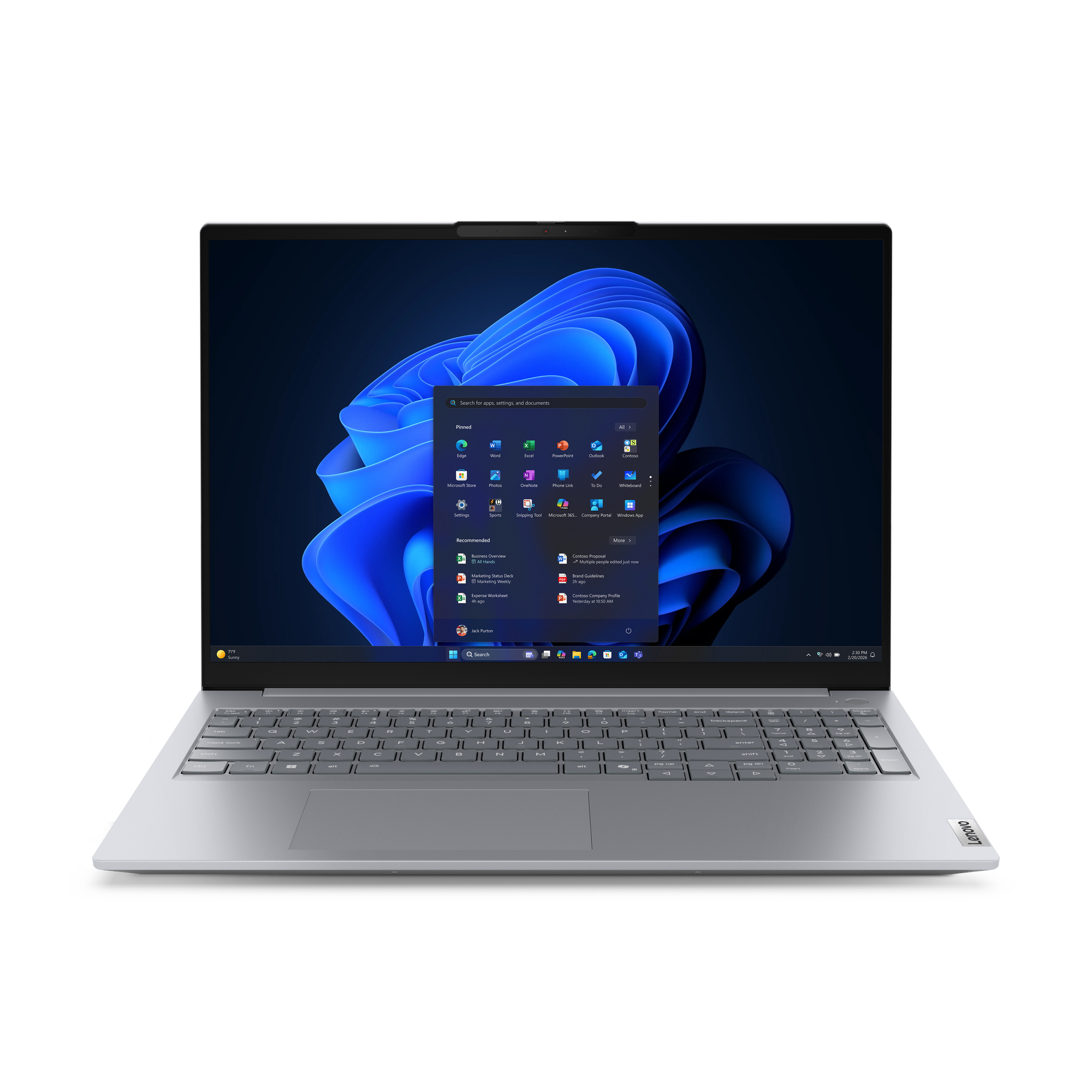 Lenovo ThinkBook 16 G9 AHP, AMD Ryzen™ 7, 40,6 cm (16"), 1920 x 1200 pixels, 32 GB, 512 GB, Windows 11 Pro