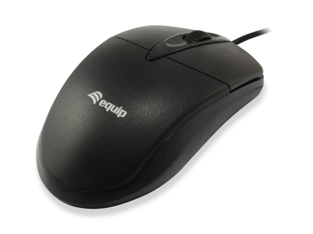 EQUIP LIFE RATO OPTICO USB BLACK 1000DPI
