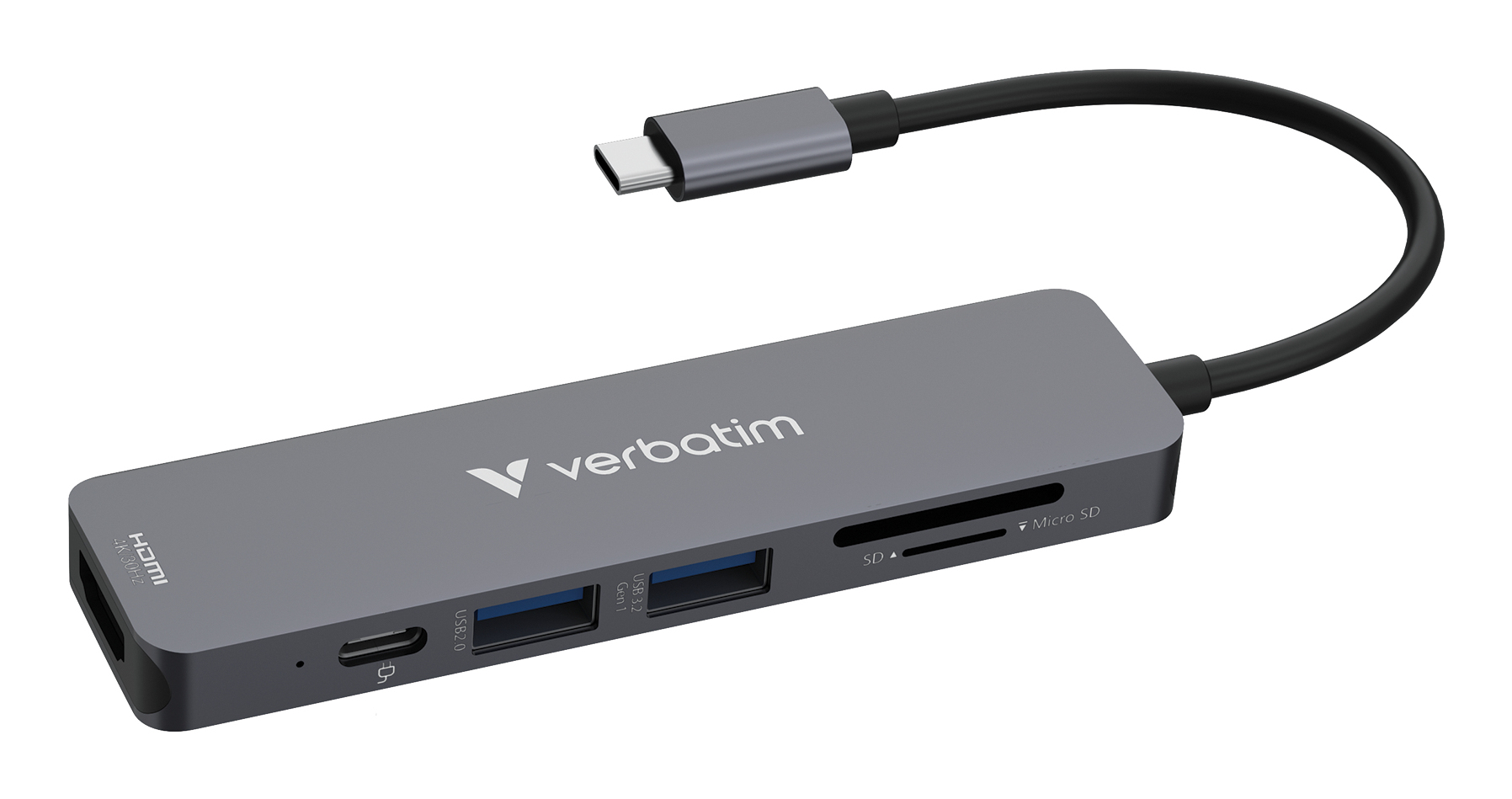 VERBATIM DOCK 4K USB-C 1xHDMI 1xUSB-C 1xUSB-A 3.2 1xUSB CR PD100W