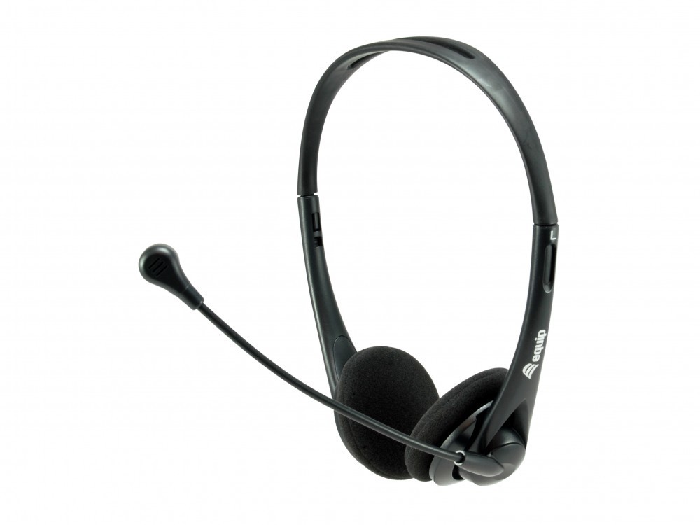 EQUIP LIFE HEADSET C/MICRO FUNÇÃO VOLUME E MUTE JACK 3.5" #CAMPANHA#