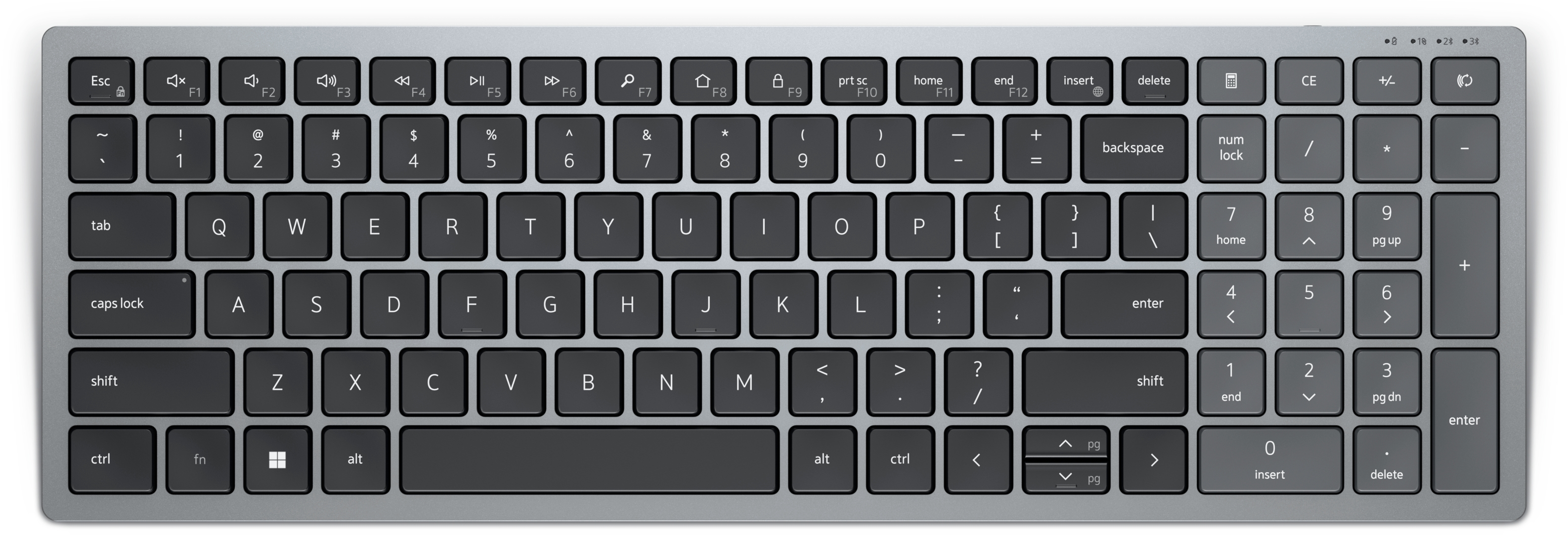 DELL TECLADO MULTI-DEVICE WIRELESS KB740 PORT QWERTY