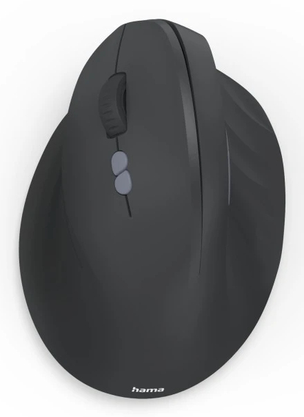 HAMA EWM-500L Vertical Ergonomic Left-Handed Mouse Radio 7 Buttons black