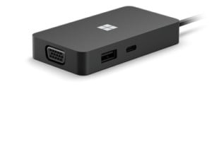 Microsoft USB-C Travel Hub - Estação de engate - USB-C - VGA, HDMI - 1GbE - comercial