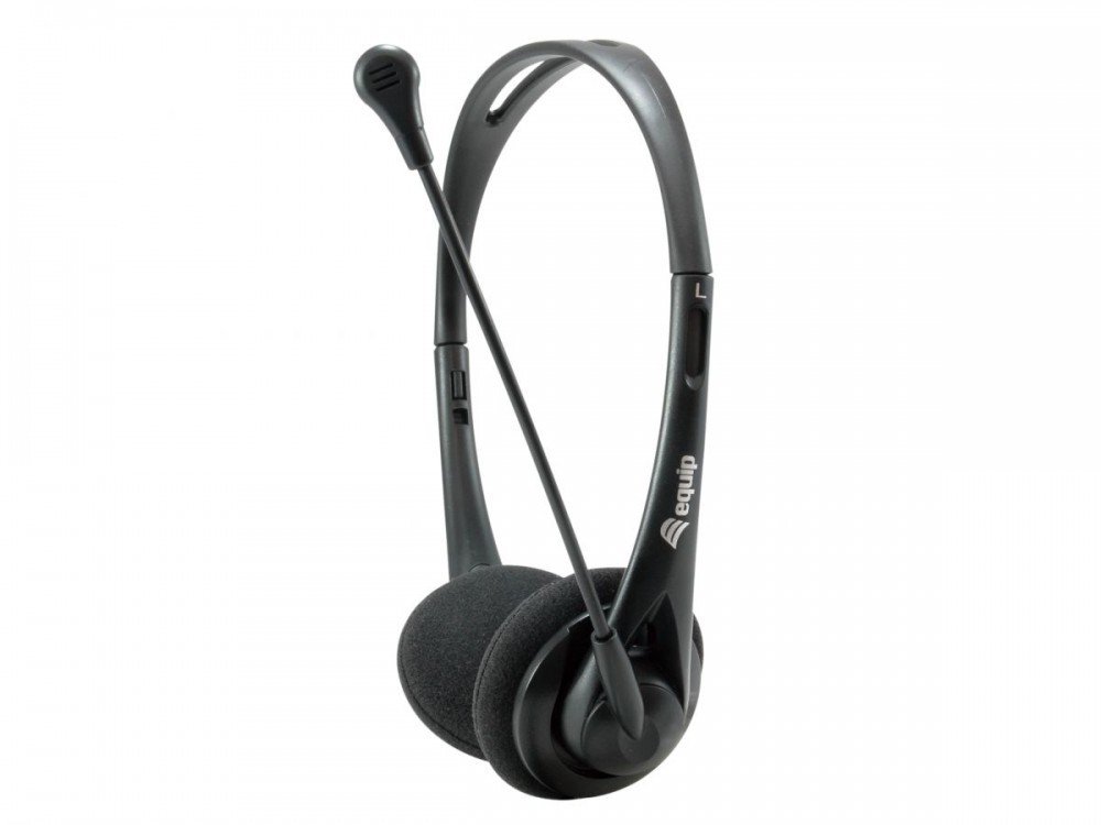 EQUIP LIFE HEADSET C/MICRO C/COMAN VOL 3.5"+ ADAP 2 JACKS #CAMPANHA#