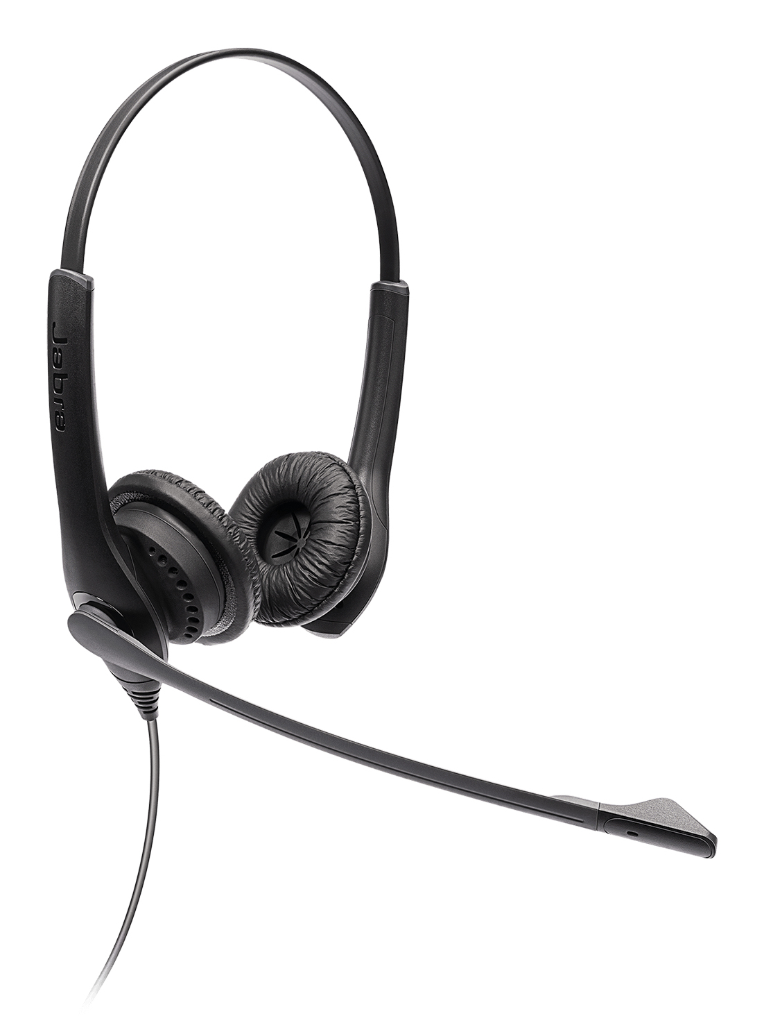 Jabra BIZ 1100 Duo - Auscultadores - no ouvido - com cabo - macaco de 3,5 mm - preto - académico - Certificado para Microsoft Teams, Certificação Zoom