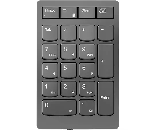 Lenovo Go Wireless Numeric Keypad - Teclado - sem fios - 2.4 GHz - interruptor: Chave-Tesoura - cinza temporal - retalho - para ThinkPad T16 Gen 4 21QN
