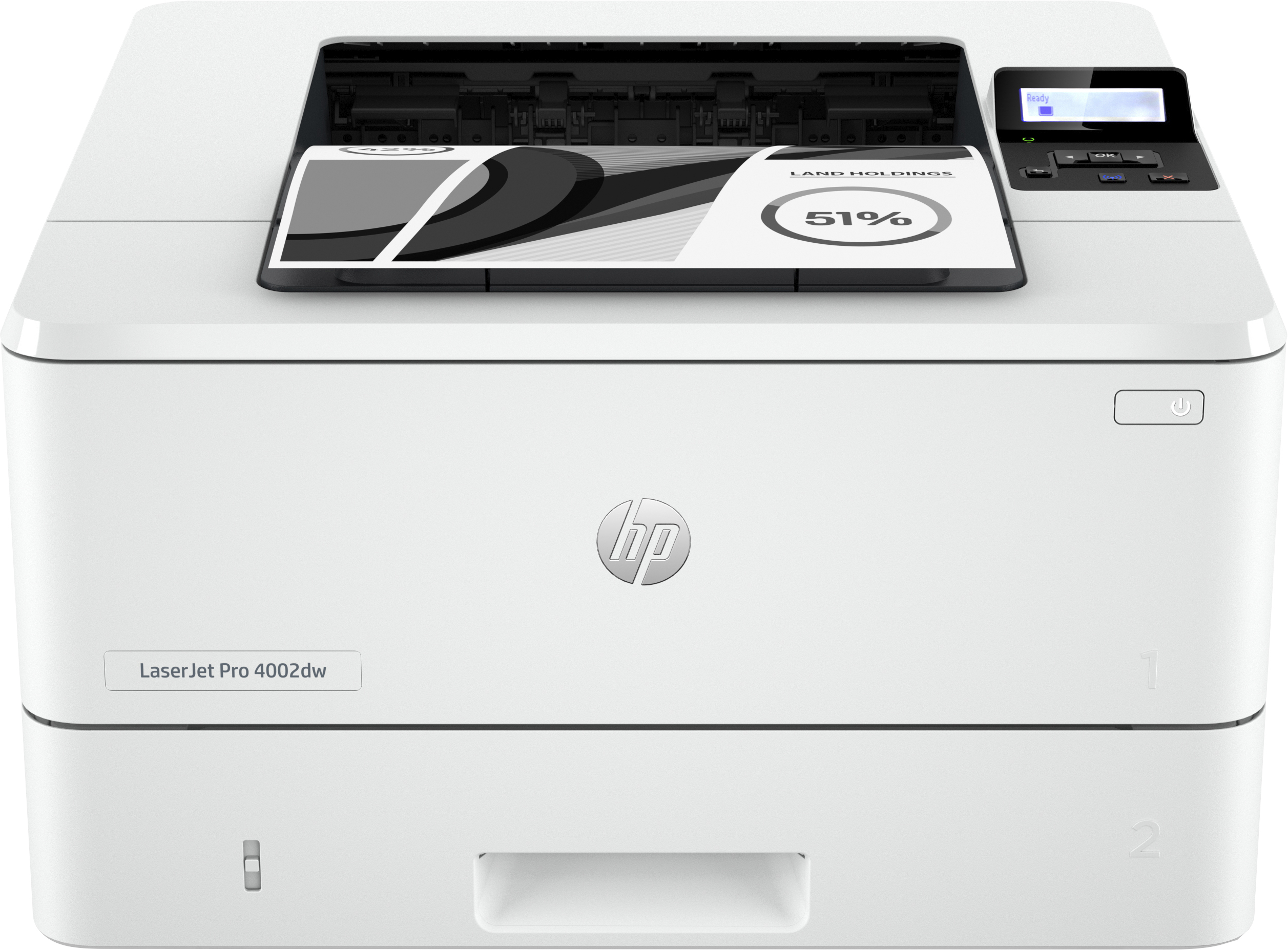 HP LaserJet Pro 4002dw - Impressora - P/B - Duplex - laser - A4/Legal - 4.800 x 600 dpi - até 40 ppm - capacidade: 350 folhas - USB 2.0, Gigabit LAN, Bluetooth, Wi-Fi(n)