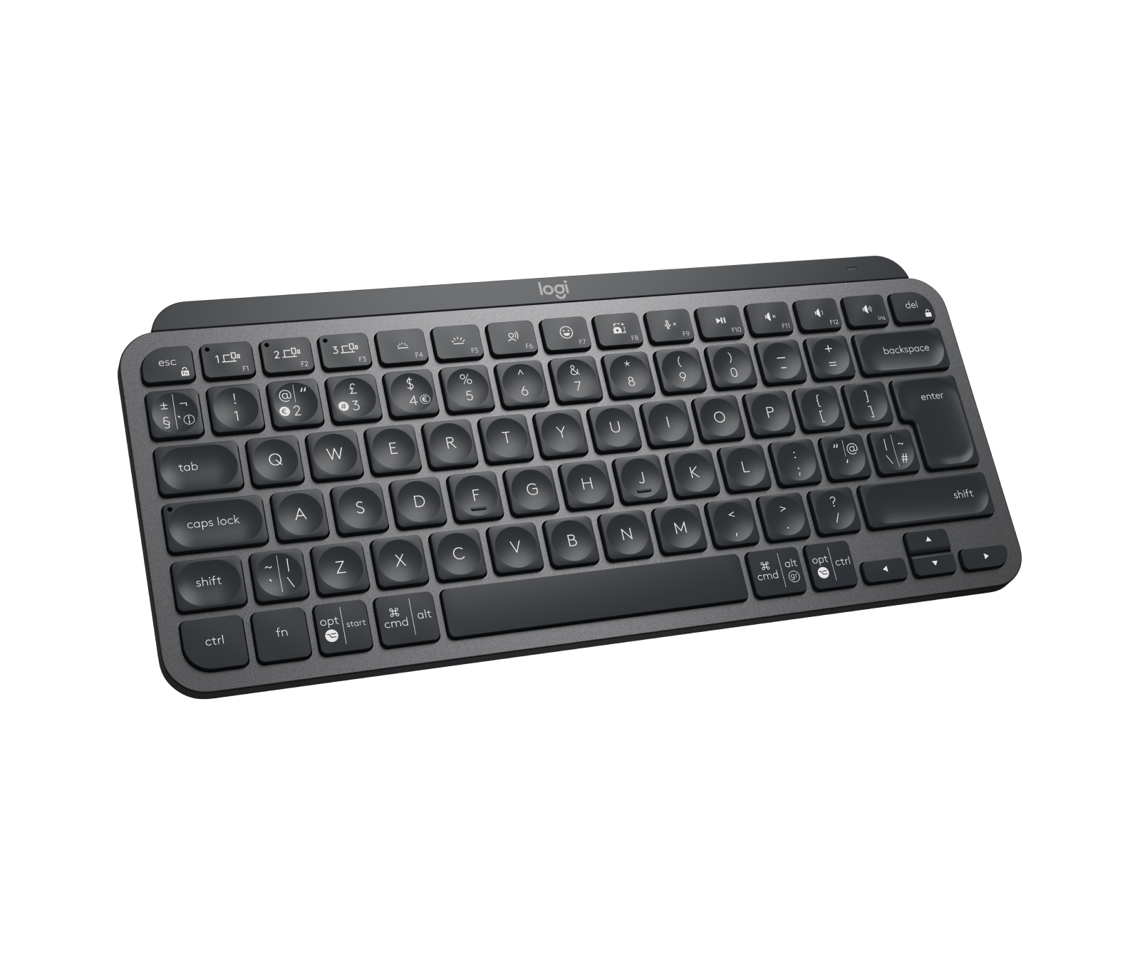 Logitech MX Keys Mini for Business - Teclado - retroiluminação - sem fios - Bluetooth LE - QWERTY - Reino Unido - grafite - Layout Inglês