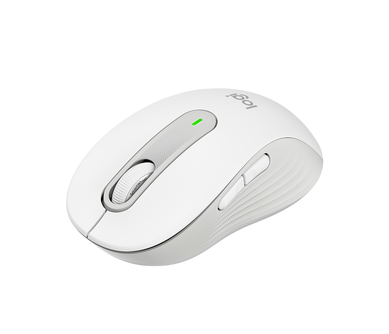 Logitech Signature M650 - Rato - óptico - 5 botões - sem fios - 2.4 GHz, Bluetooth - recetor USB Logitech Logi Bolt - branco sujo