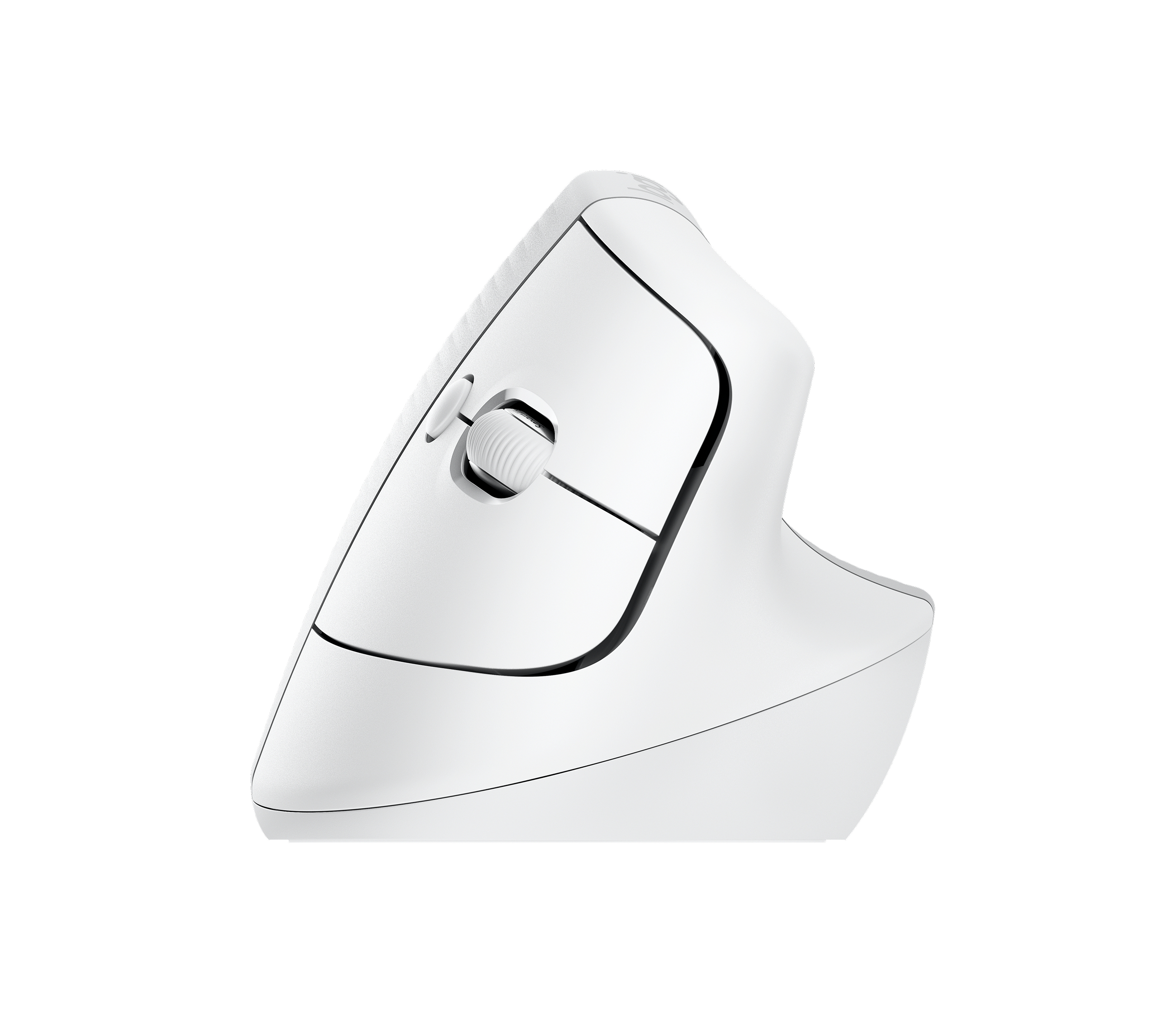 Logitech Lift Vertical Ergonomic Mouse - Rato vertical - ergonómico - óptico - 6 botões - sem fios - Bluetooth, 2.4 GHz - recetor USB Logitech Logi Bolt - branco sujo