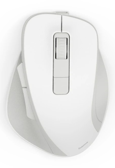 HAMA Wireless Mouse Ergonom 6 Buttons W/O Click Noise Battery wh WM-500