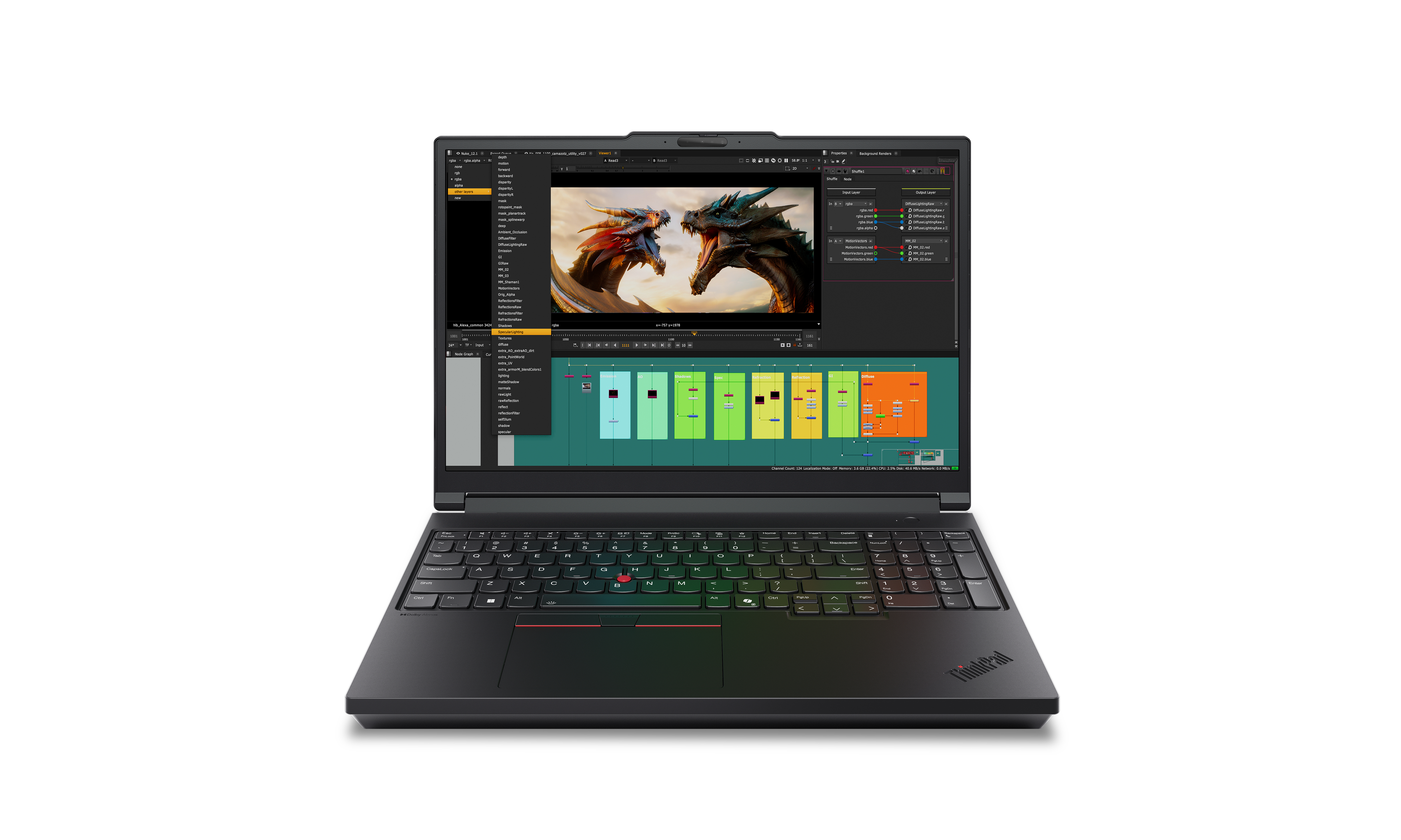 Lenovo ThinkPad P16 Gen 3, Intel Core Ultra 7, 40,6 cm (16"), 1920 x 1200 pixels, 64 GB, 1 TB, Windows 11 Pro
